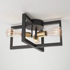 Artika Holt 3-light 15 in. (38 cm) LED Flush Mount Ceiling Light