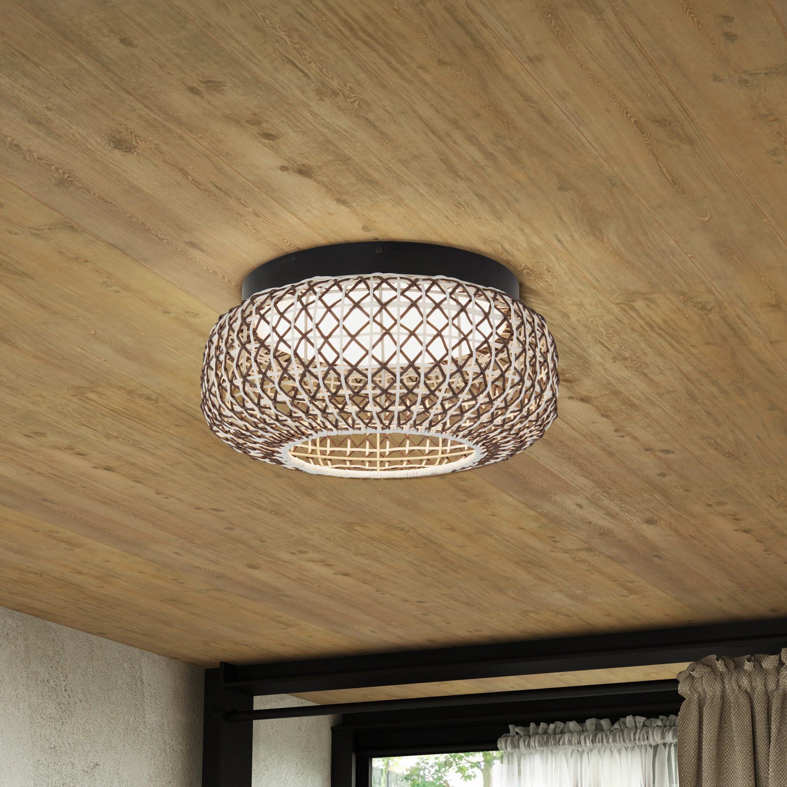 Artika Benson 15 in. (39 cm) Modern LED Flush Mount Ceiling Light 5 CCT - Image 3