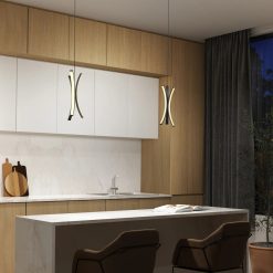 Alternative view of Artika Corben Pendant LED light 5CCT Black