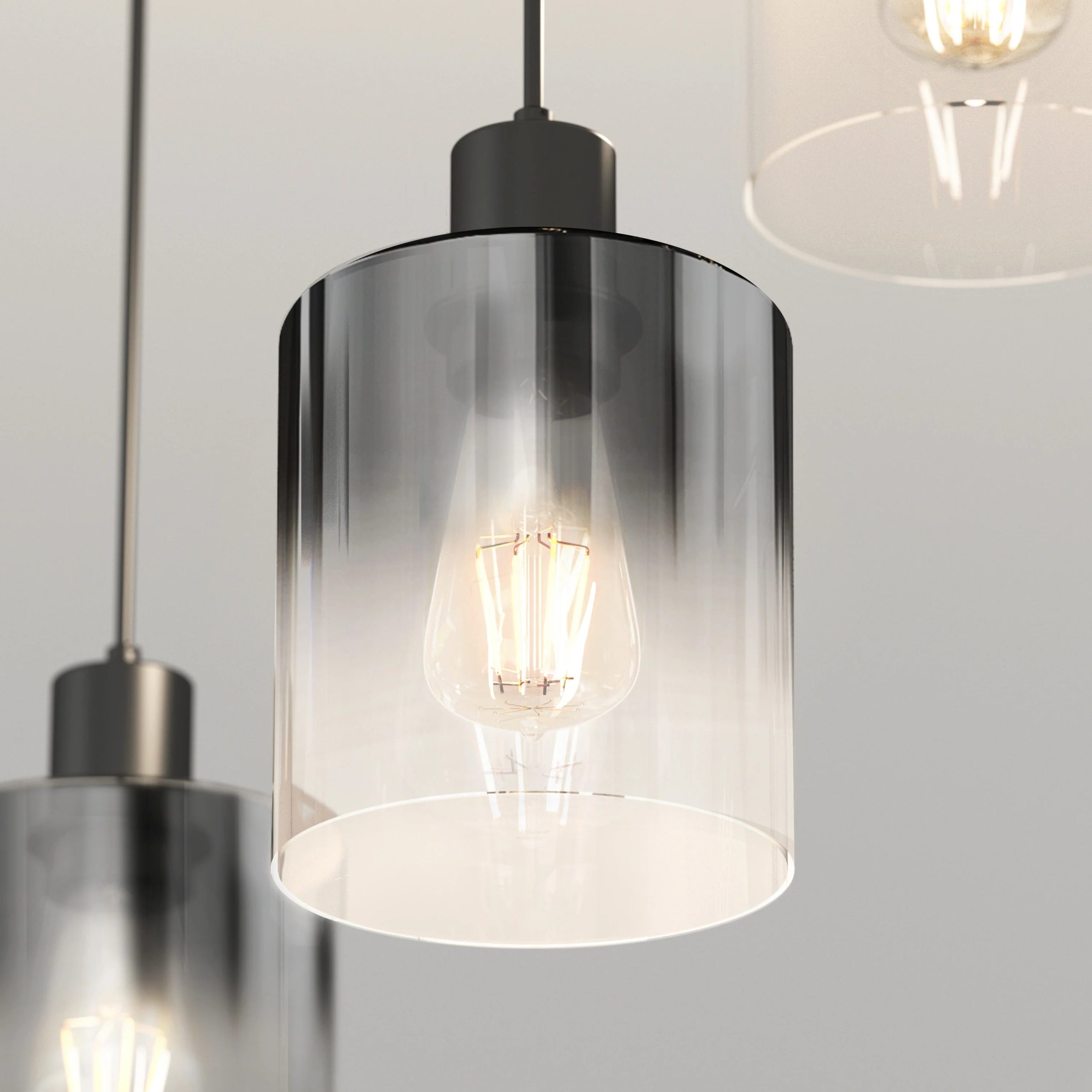 Artika Haze moderns 3-light pendant light glass - Image 5