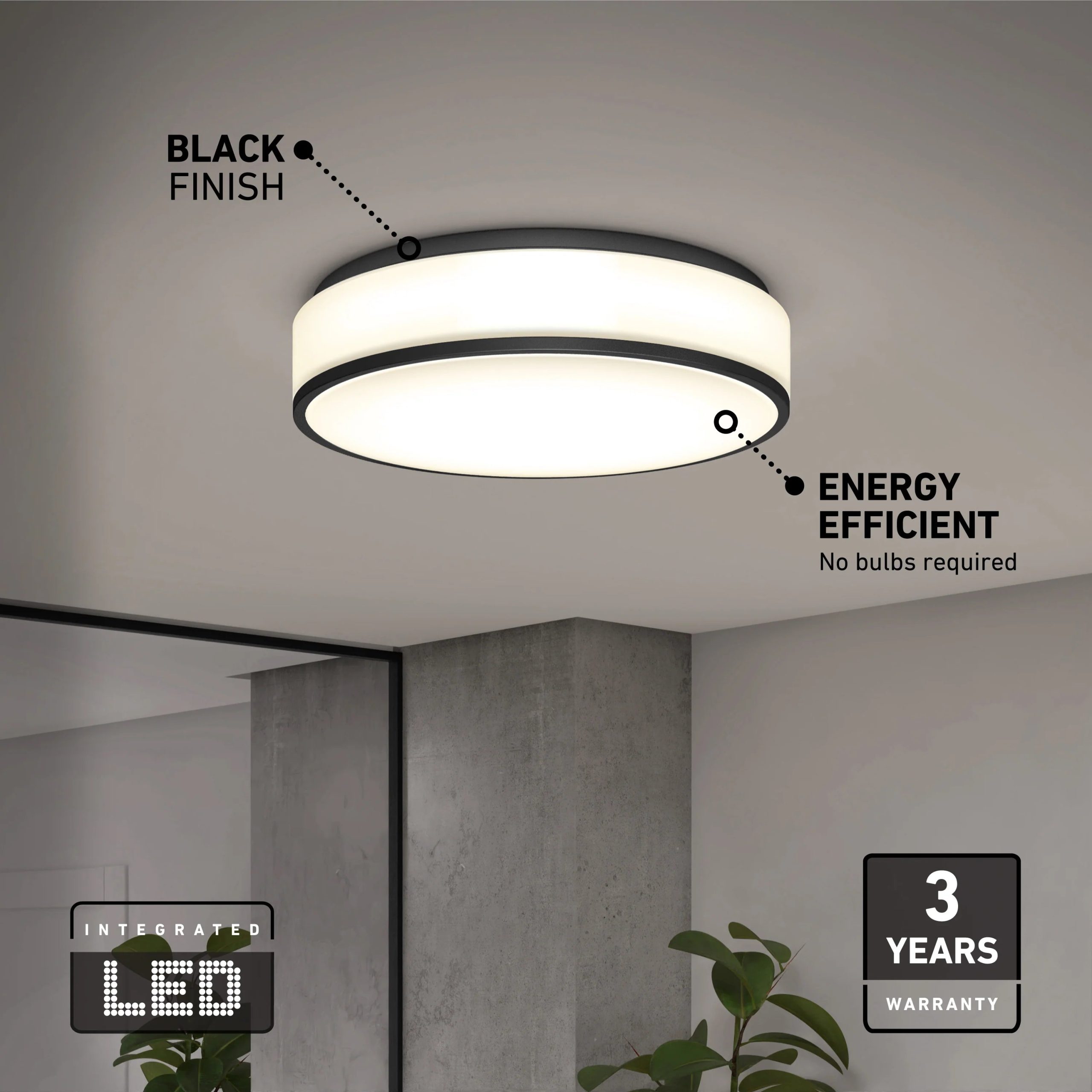 Artika Giada 15 in. (38 cm) Modern LED Flush Mount Ceiling Light 5 CCT - Image 6