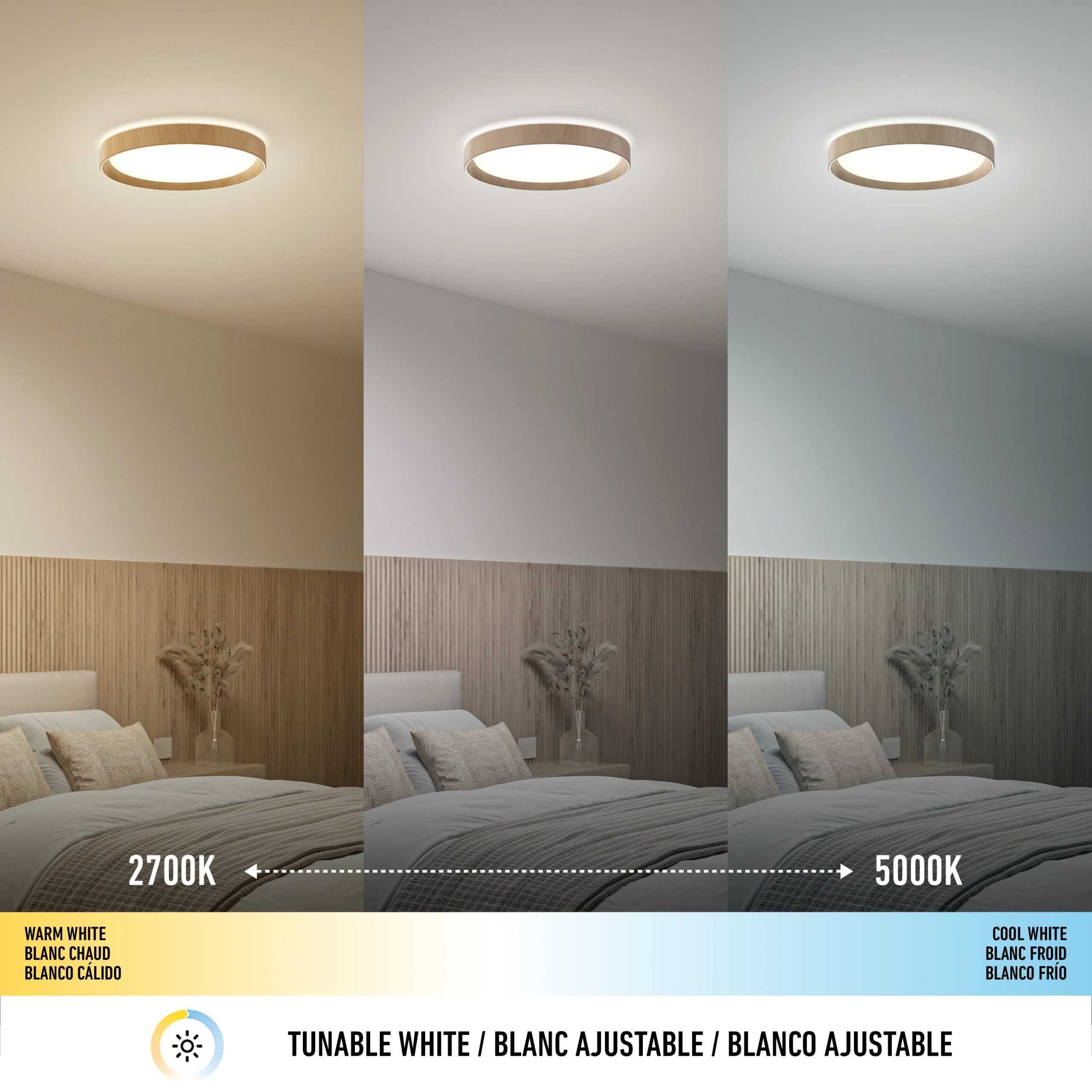 Artika Callisto 15 in. (38 cm) Modern LED Flush Mount Ceiling Light 5 CCT - Image 17