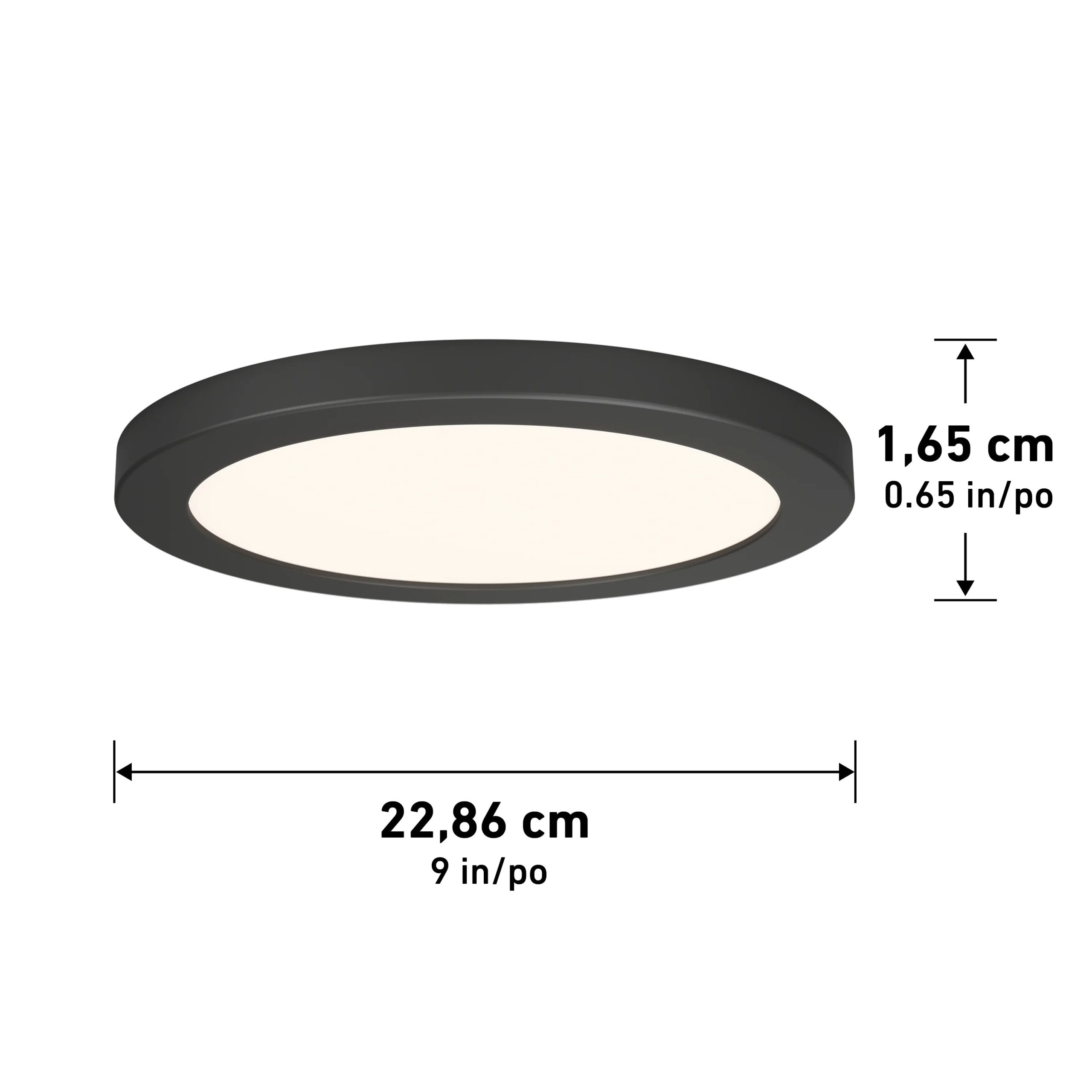 Artika Europa Disks 9 in. (23 cm) Modern LED Flush Mount Ceiling Light 3 CCT - Image 16
