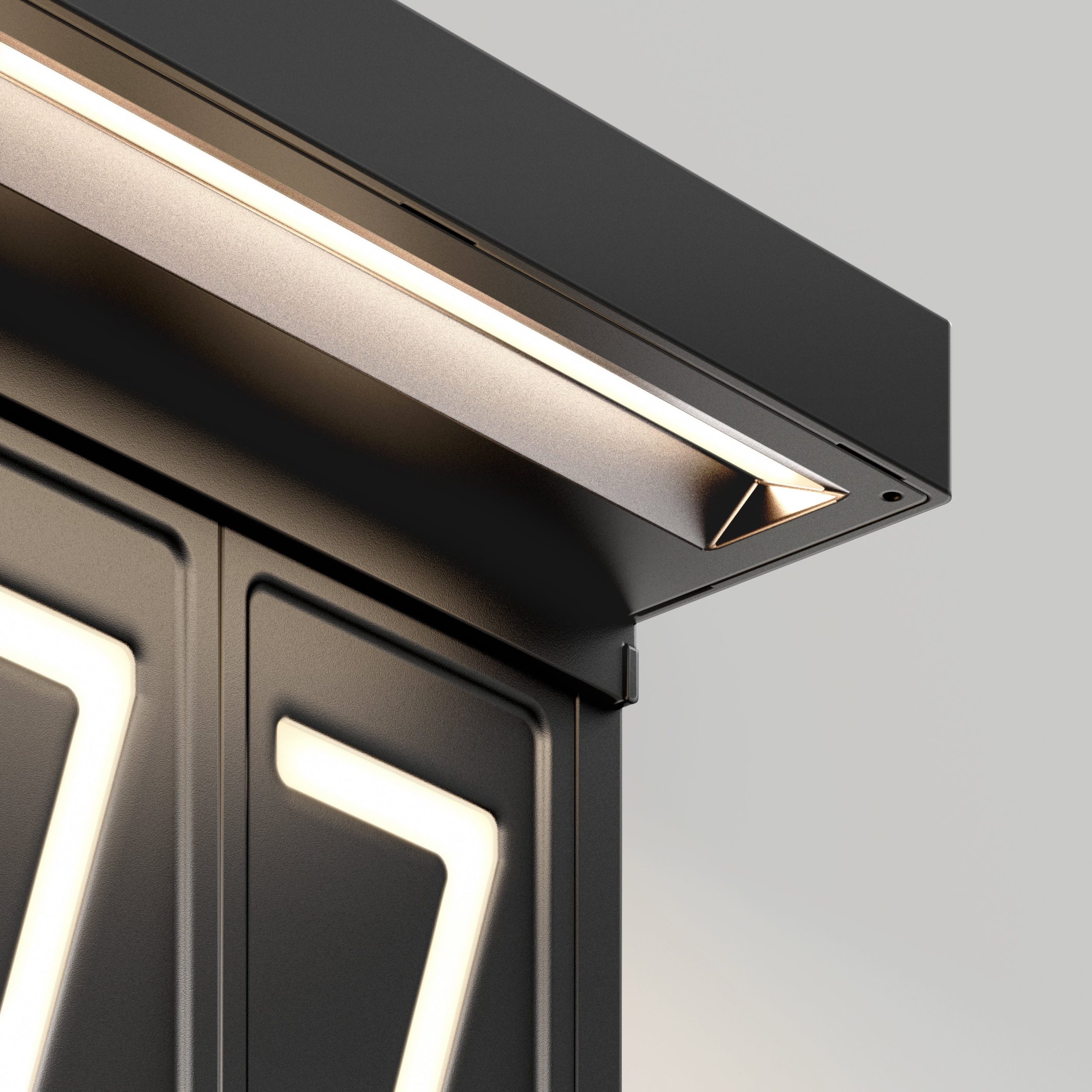 Artika Bowen solar LED outdoor address wall light 5 CCT - Image 10