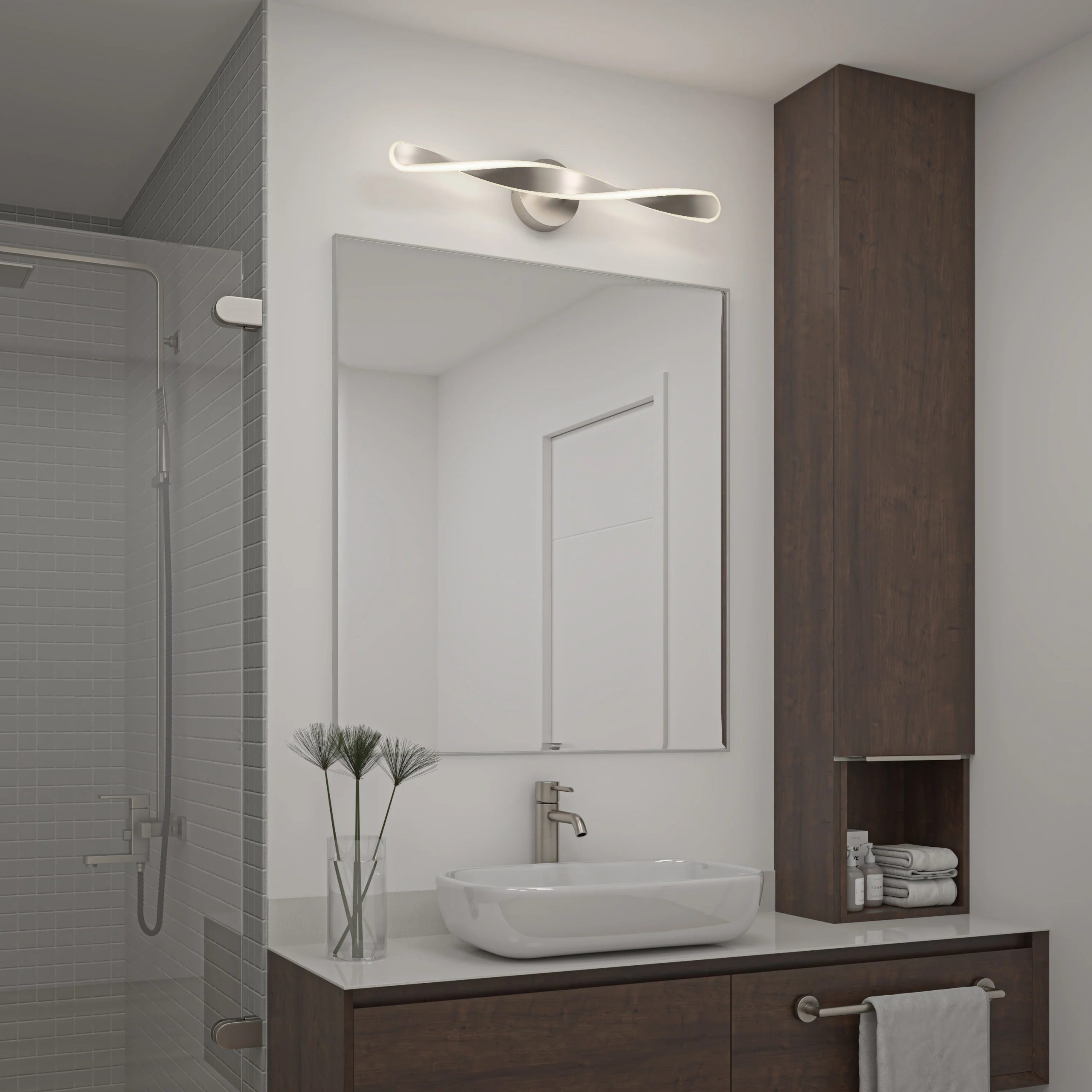 Artika Finley 28-in (70 cm) Integrated LED 3-CCT Vanity Light Bar for Bathroom - Image 17