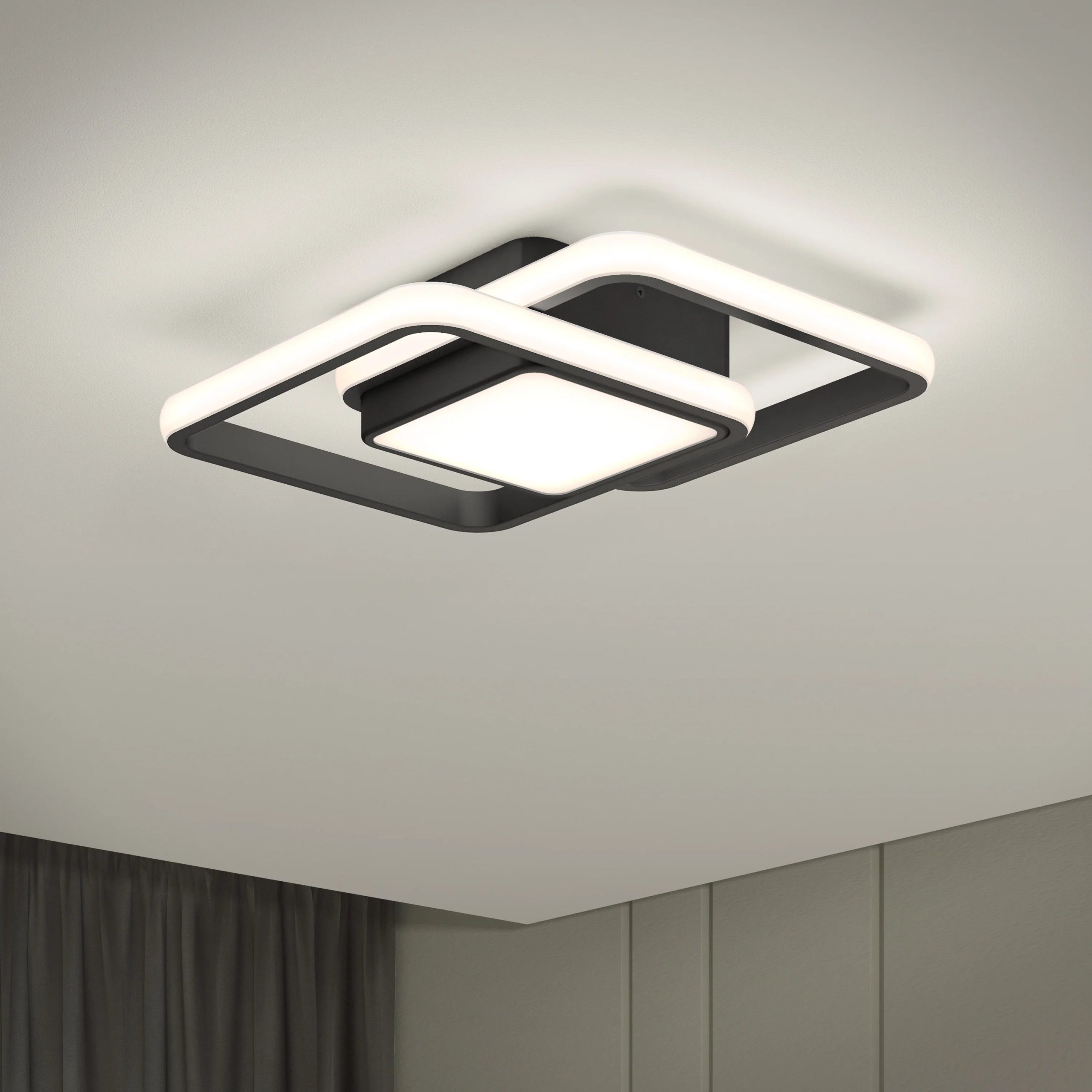 Artika Romeson 11 in. (28 cm) Modern LED Flush Mount Ceiling Light 5 CCT - Image 11