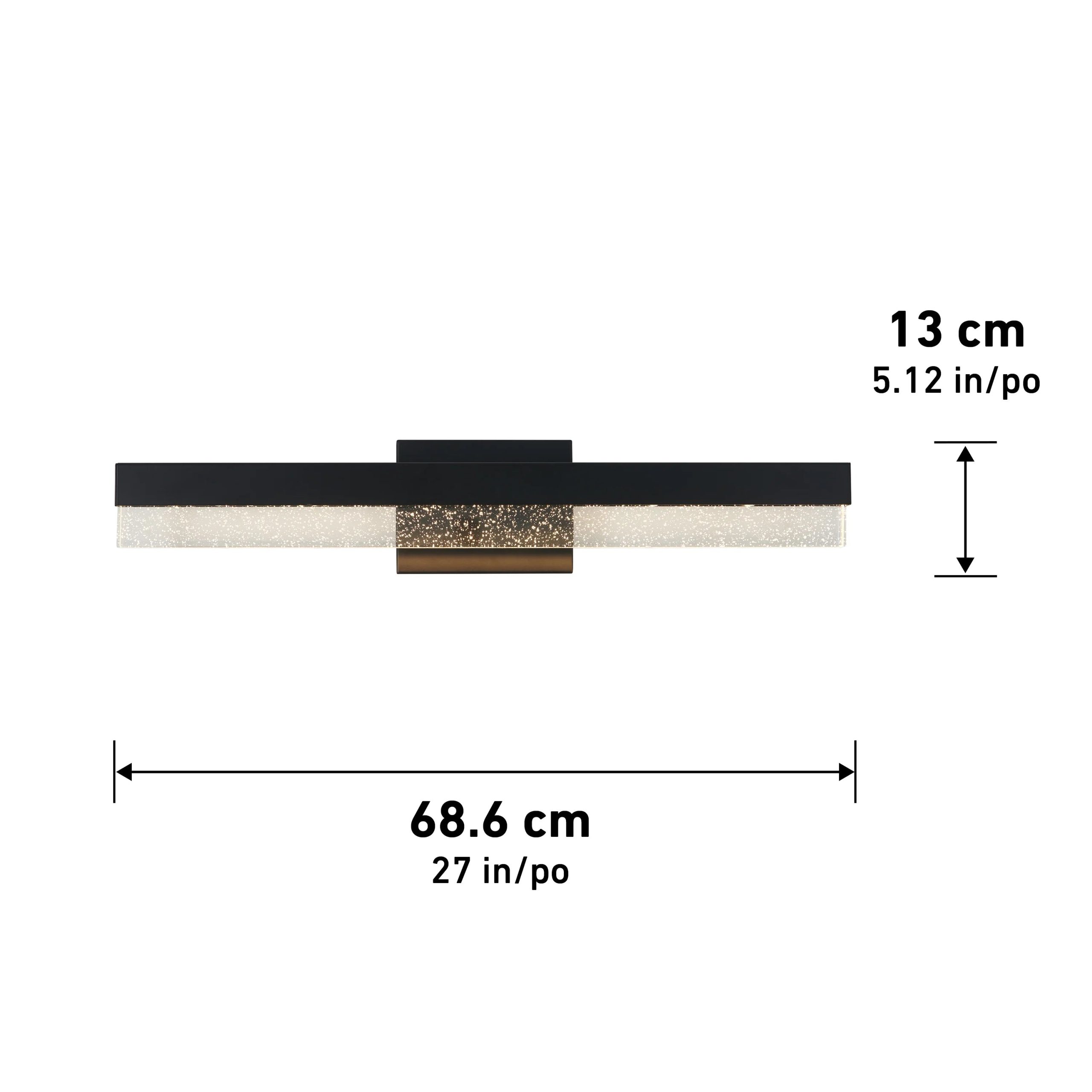 Artika Bubble Bar 27-in (69 cm) Integrated LED Vanity Light Bar for Bathroom - Image 8