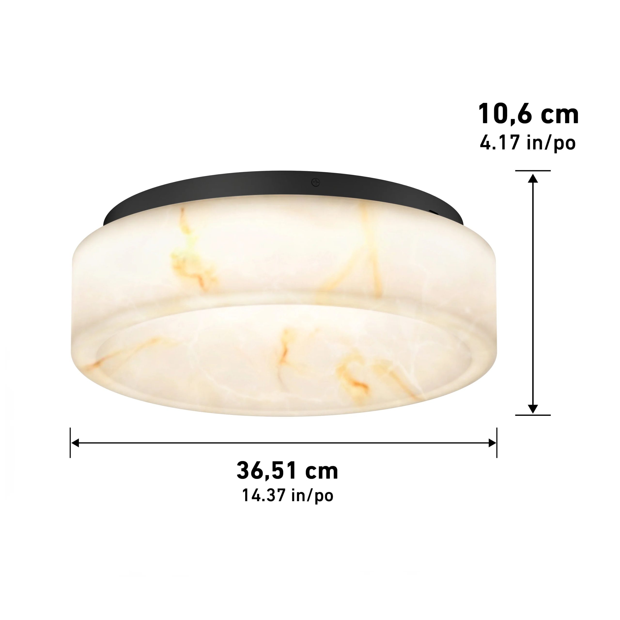 Artika Clifford 15 in. (39 cm) Modern LED Flush Mount Ceiling Light 5 CCT - Image 9