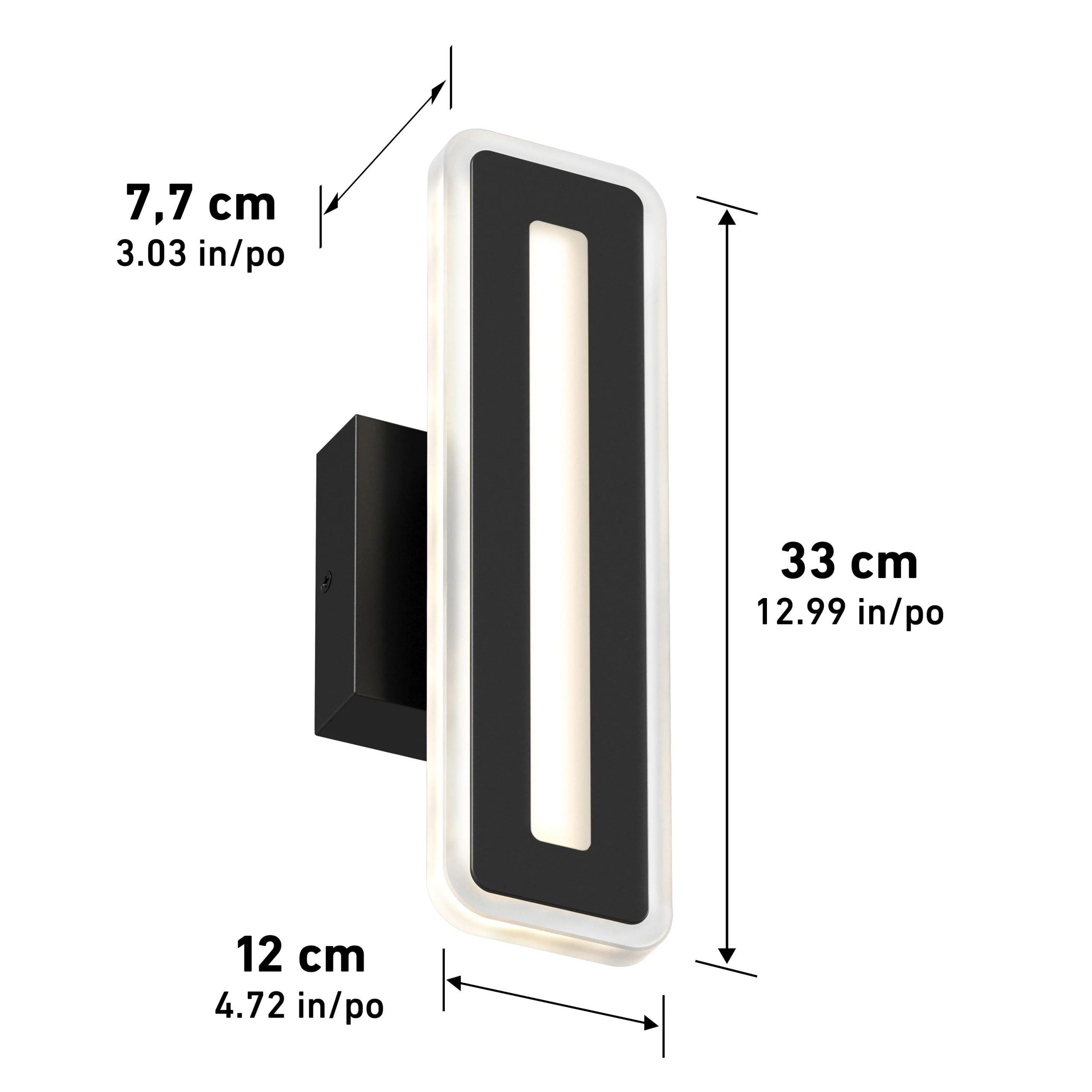 Artika Evasion modern indoor-outdoor LED wall light 3 CCT - Image 11