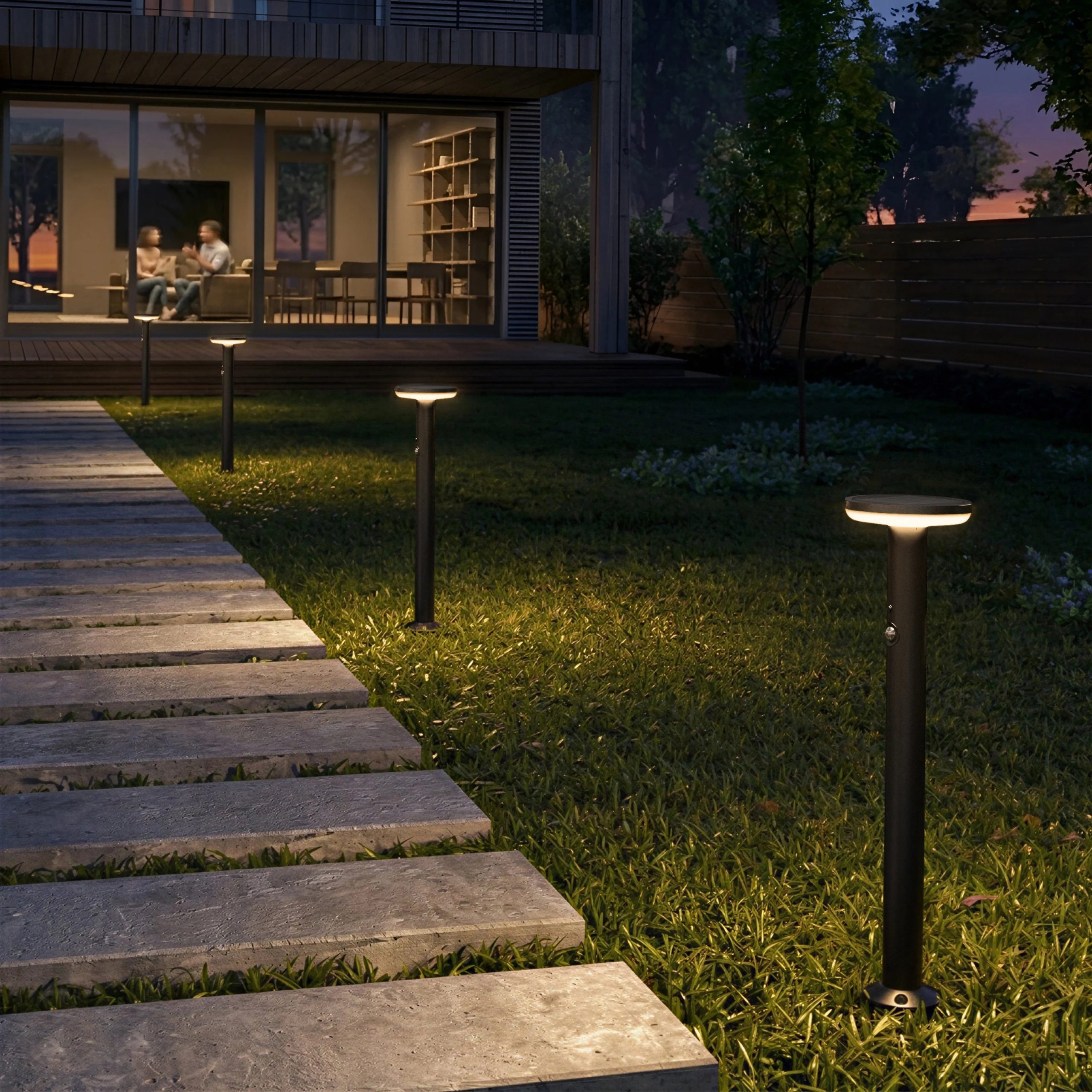 Artika Urbia Solar LED Bollard with Motion Sensor - Image 4