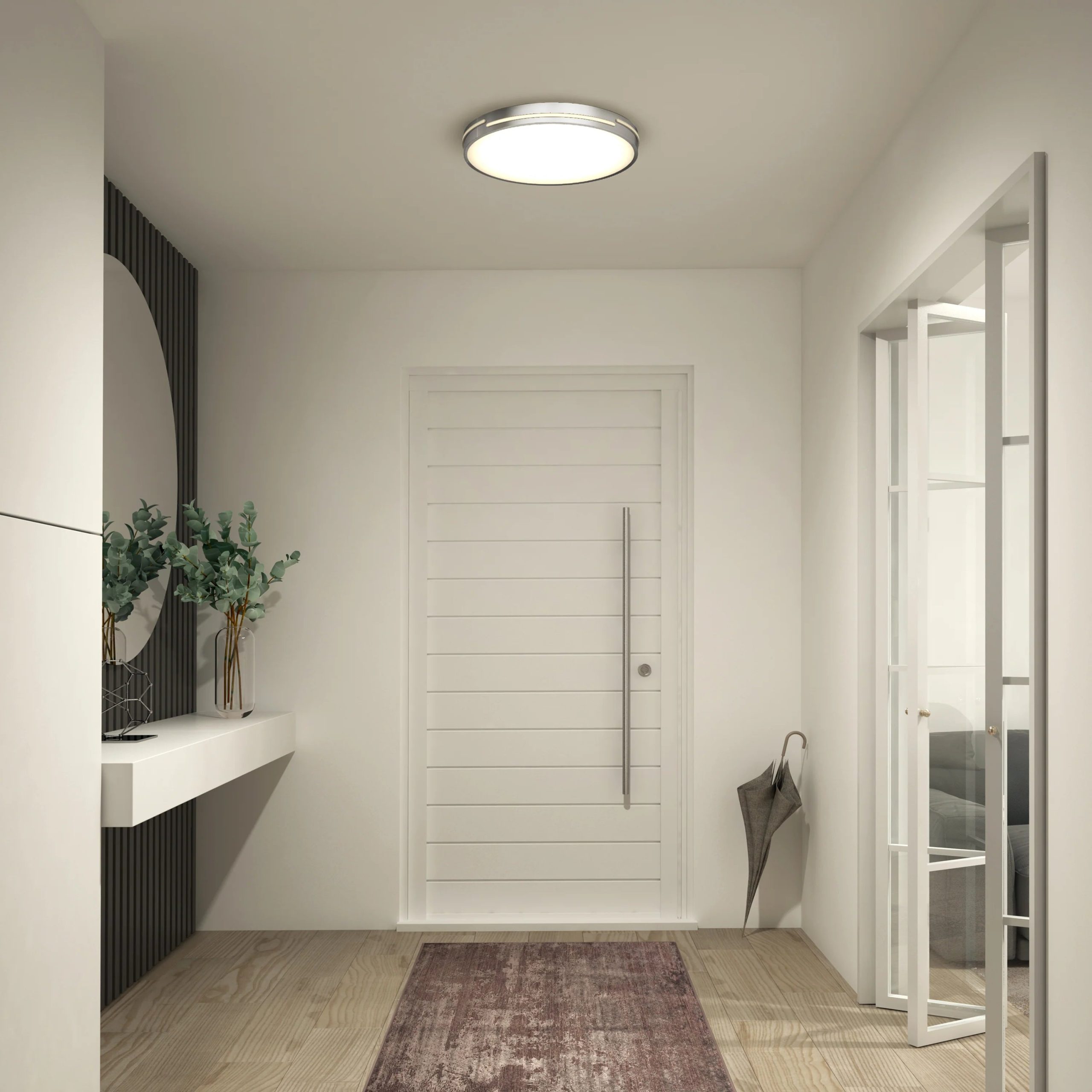 Artika Delray 16 in. (40 cm) Modern LED Flush Mount Ceiling Light 5 CCT - Image 13