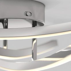 Alternative view of Artika Orly 18 in. (45 cm) Modern LED Flush Mount Ceiling Light 3 CCT