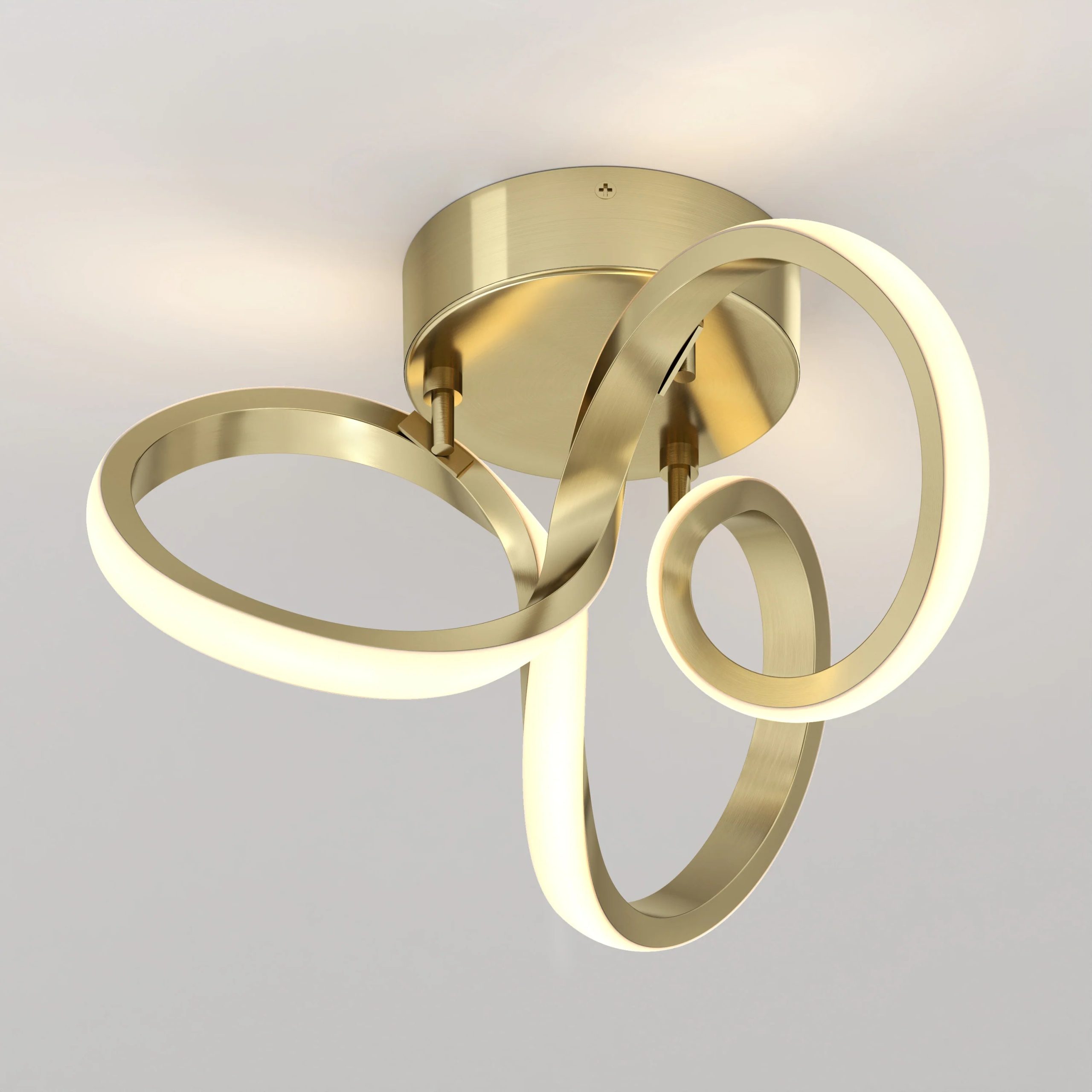 Artika Swirl 14 in. (35 cm) Modern LED Flush Mount Ceiling Light - Image 3