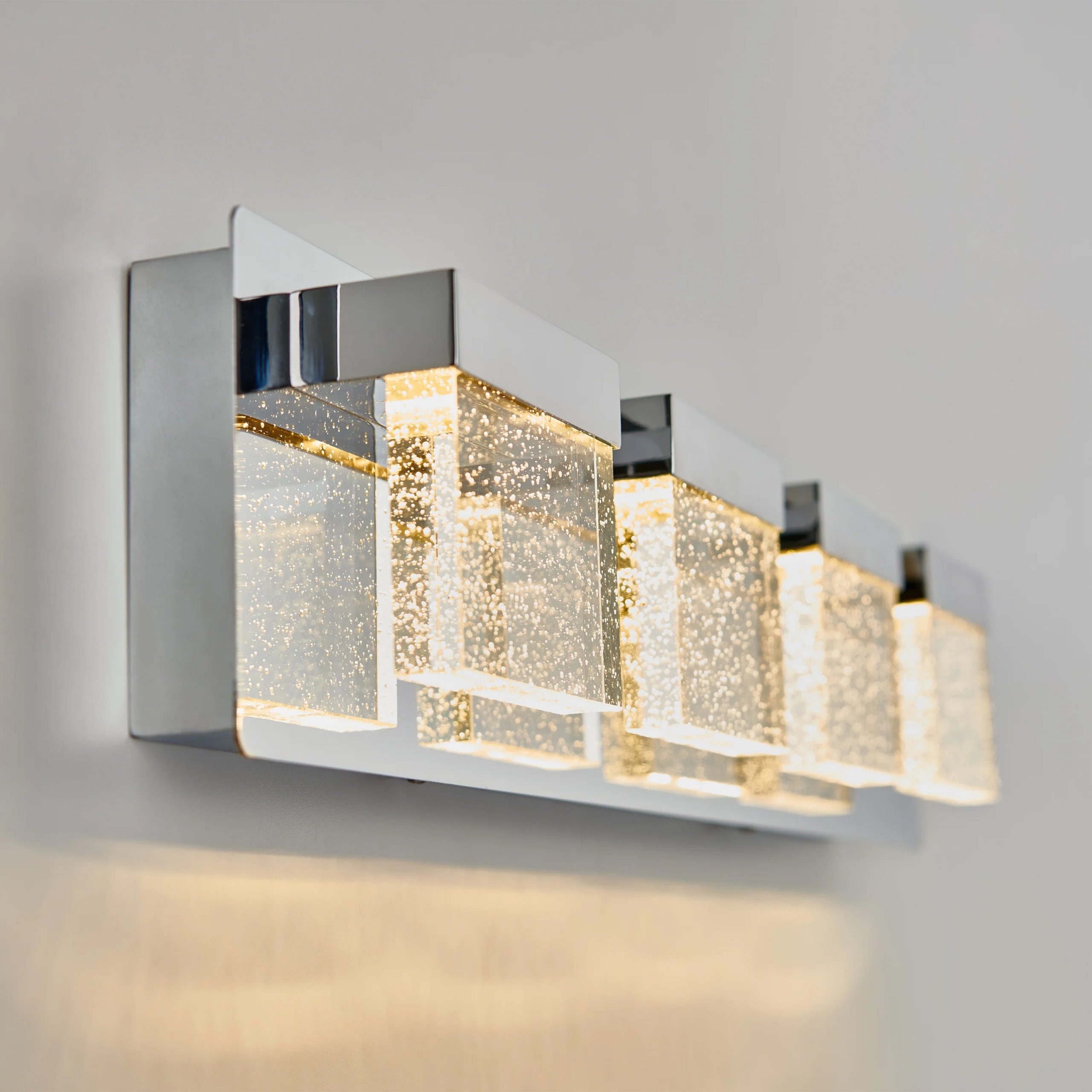 Artika Bubble Cube 24-in (61 cm) 4-Light Modern LED Vanity Light Bar for Bathroom - Image 3