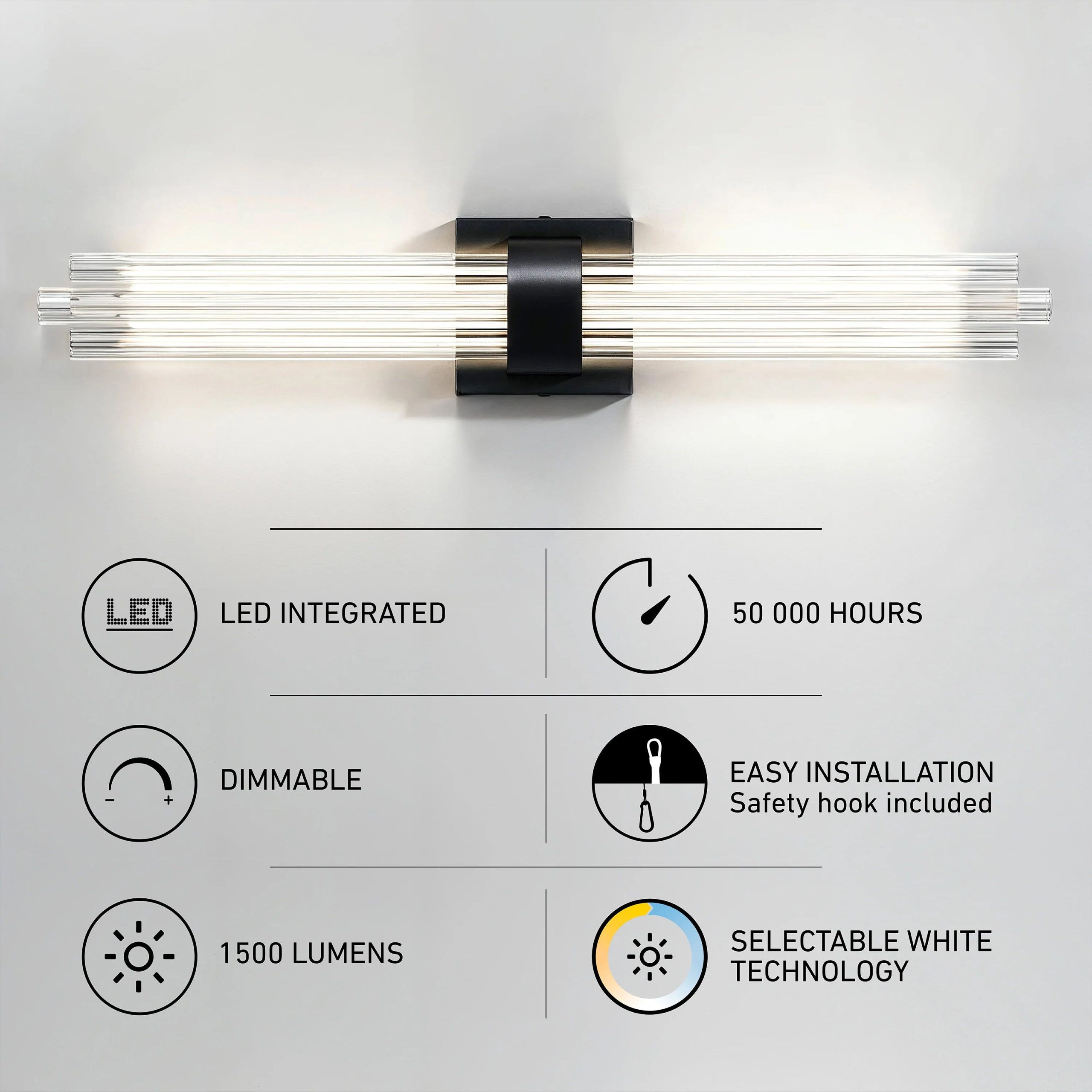 Artika Dorado 27 in. (69 cm) 1-Light LED Wall Vanity 5CCT - Image 13