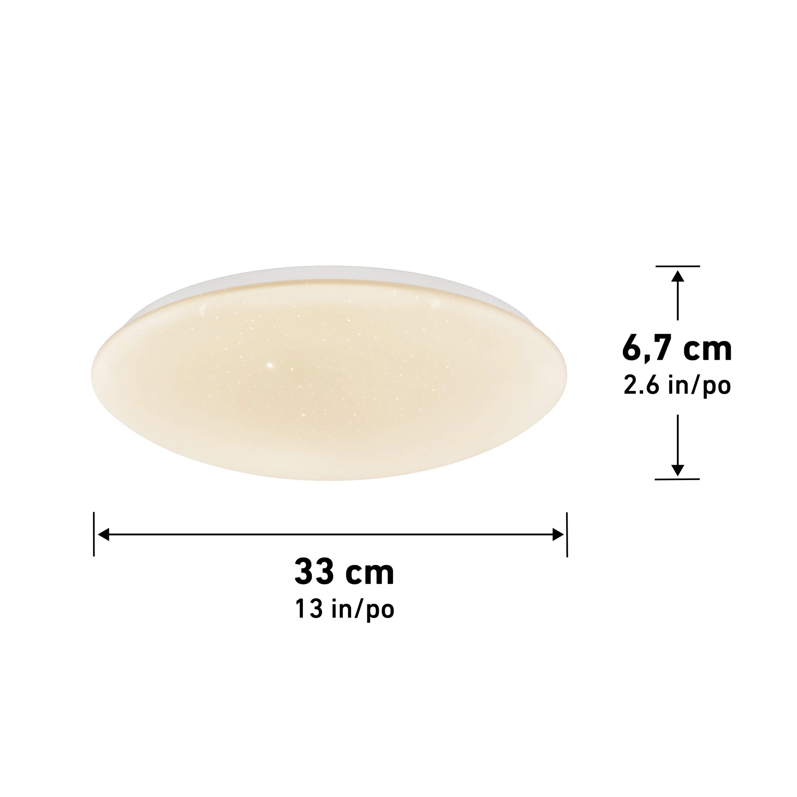 Artika Empress 13 in. (33 cm) Modern LED Flush Mount Ceiling Light 3 CCT - Image 10
