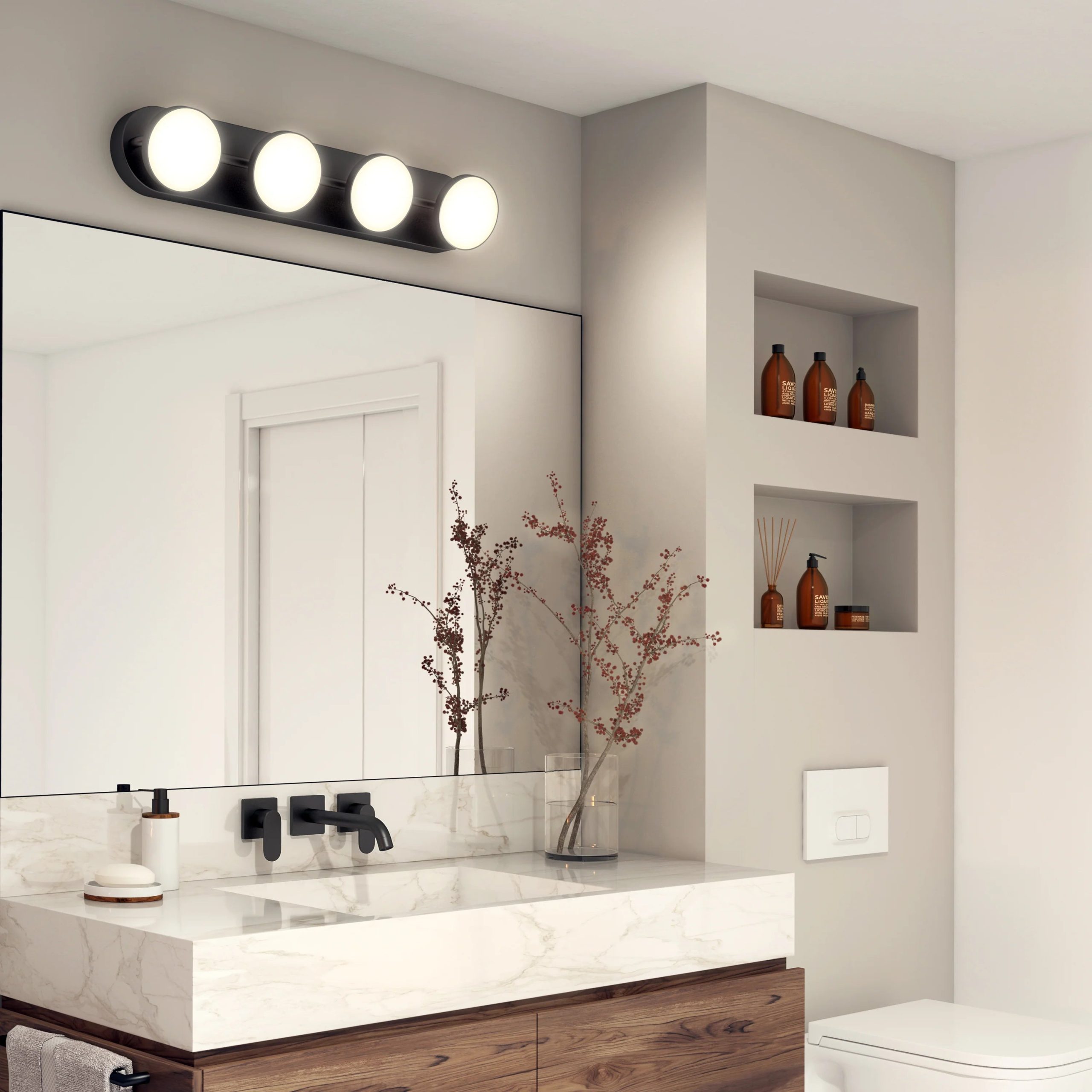 Artika Santori 27-in (69 cm) Integrated LED Vanity Light for Bathroom - Image 2