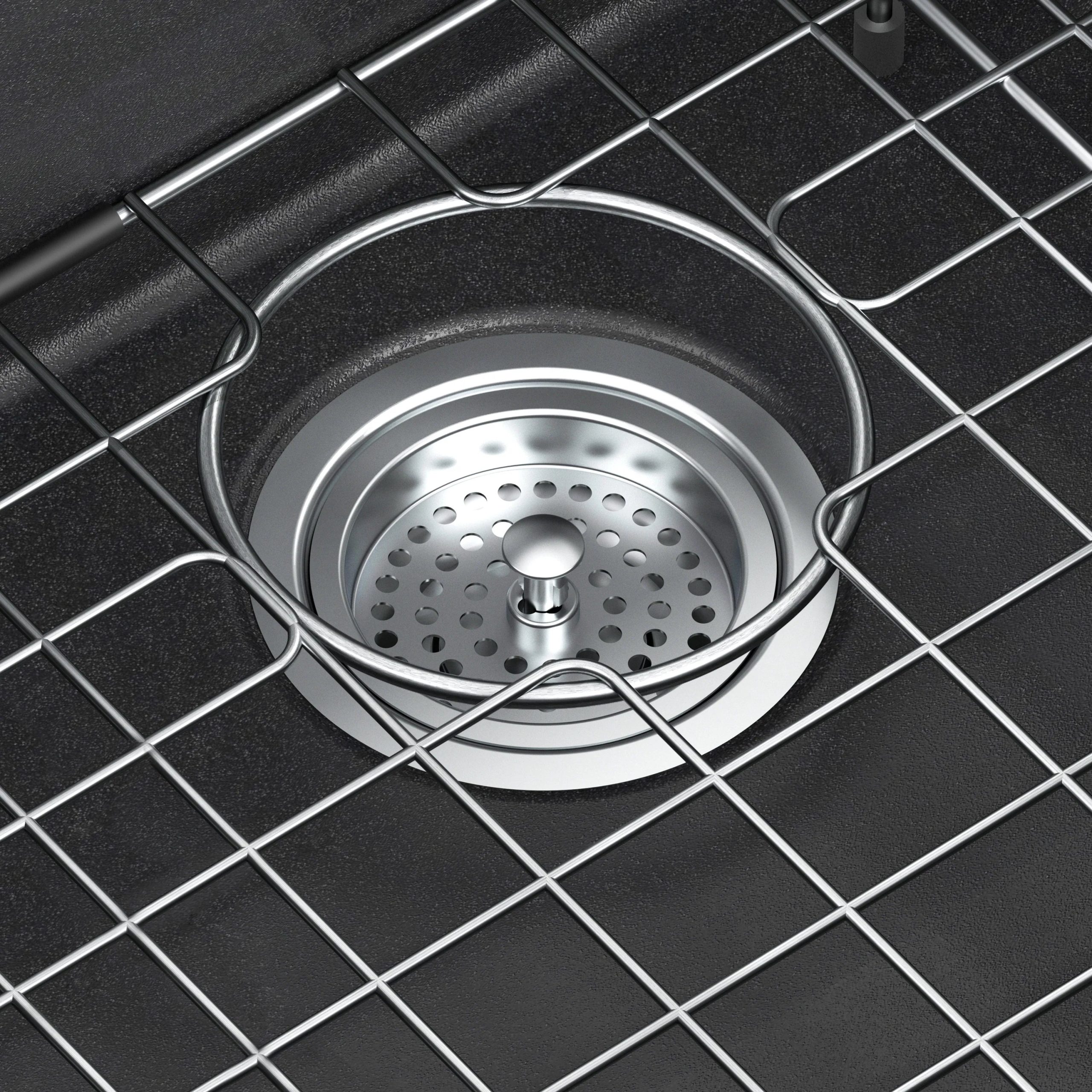 Artika Baycrest 33 in. (84 cm) Single Bowl Kitchen Sink Black - Image 7
