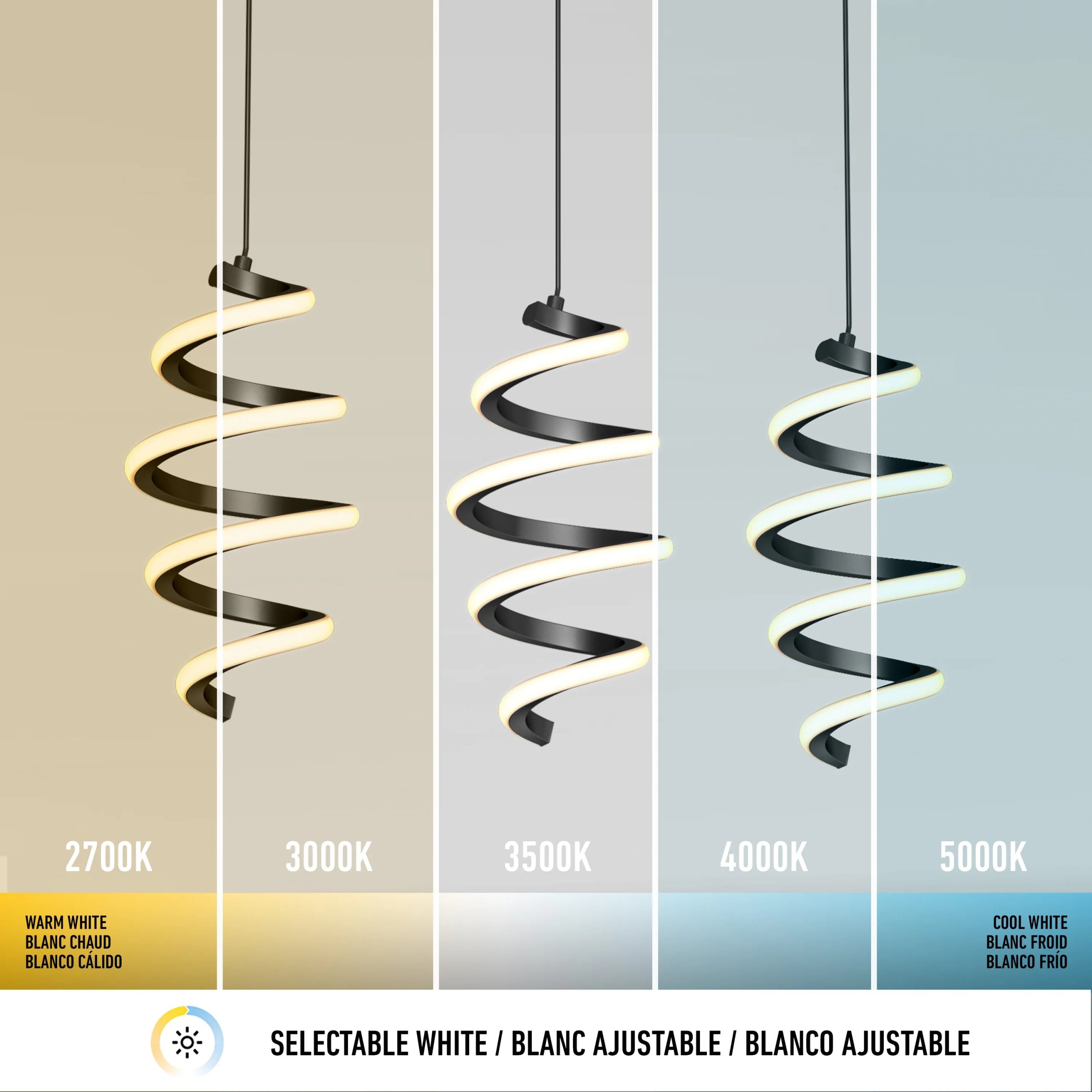 Artika Chorus 3-light LED pendant light 5 CCT - Image 3