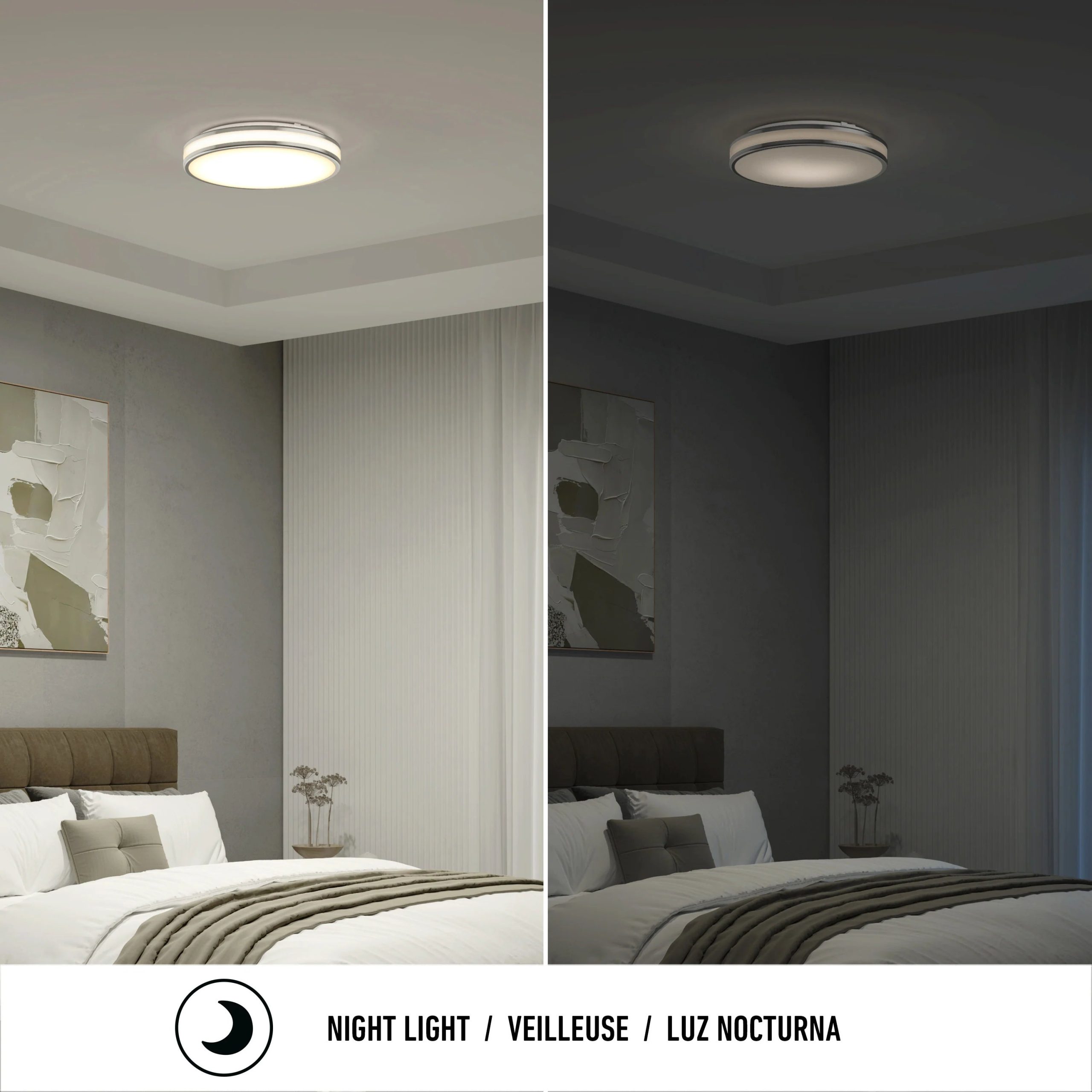 Artika Hemisphere 15 in. (38 cm) Modern LED Flush Mount Ceiling Light 5 CCT - Image 15