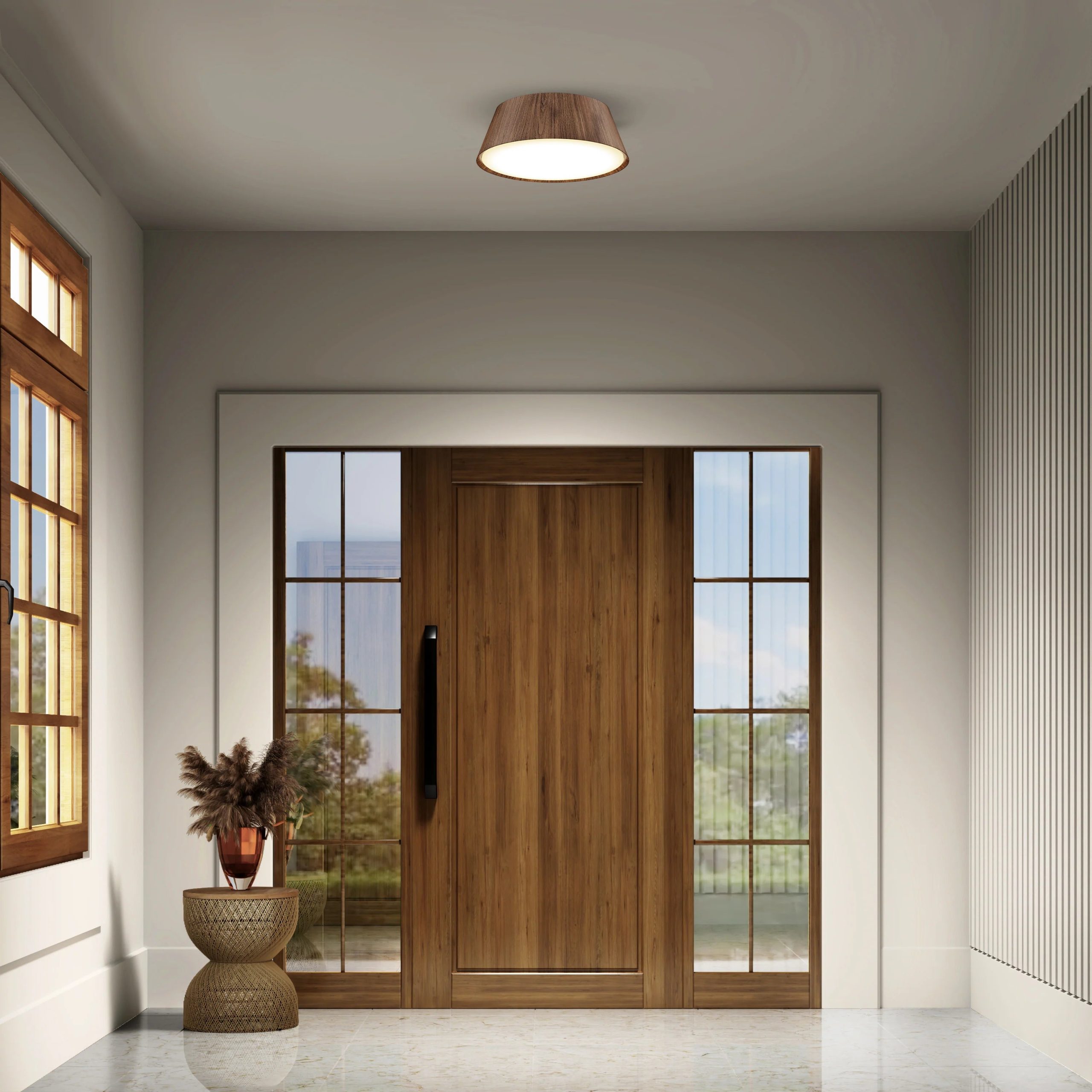 Artika Dunham 15 in. (38 cm) Modern LED Flush Mount Ceiling Light 5 CCT - Image 9