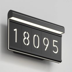 Artika Bowen modern LED outdoor address wall light 5 CCT