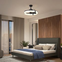 Alternative view of Artika Sunnyvale 23 in. (58 cm) LED modern fandelier ceiling fan with light - includes remote