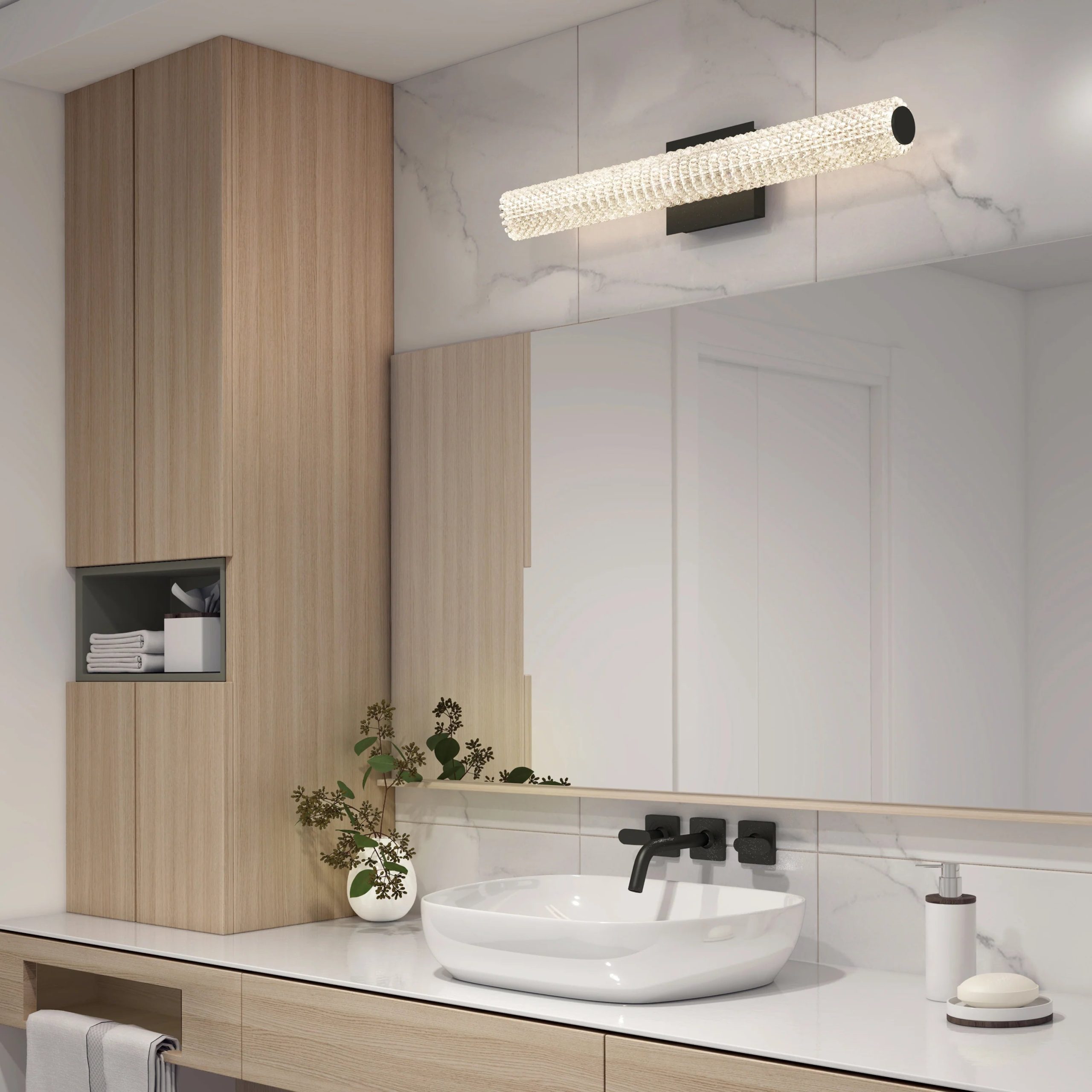 Artika Exalto 27-in (69 cm) Integrated LED Vanity Light Bar for Bathroom - Image 10