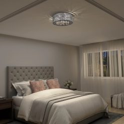 Alternative view of Artika Crystal Nest 15 in. (38 cm) LED Flush Mount Ceiling Light