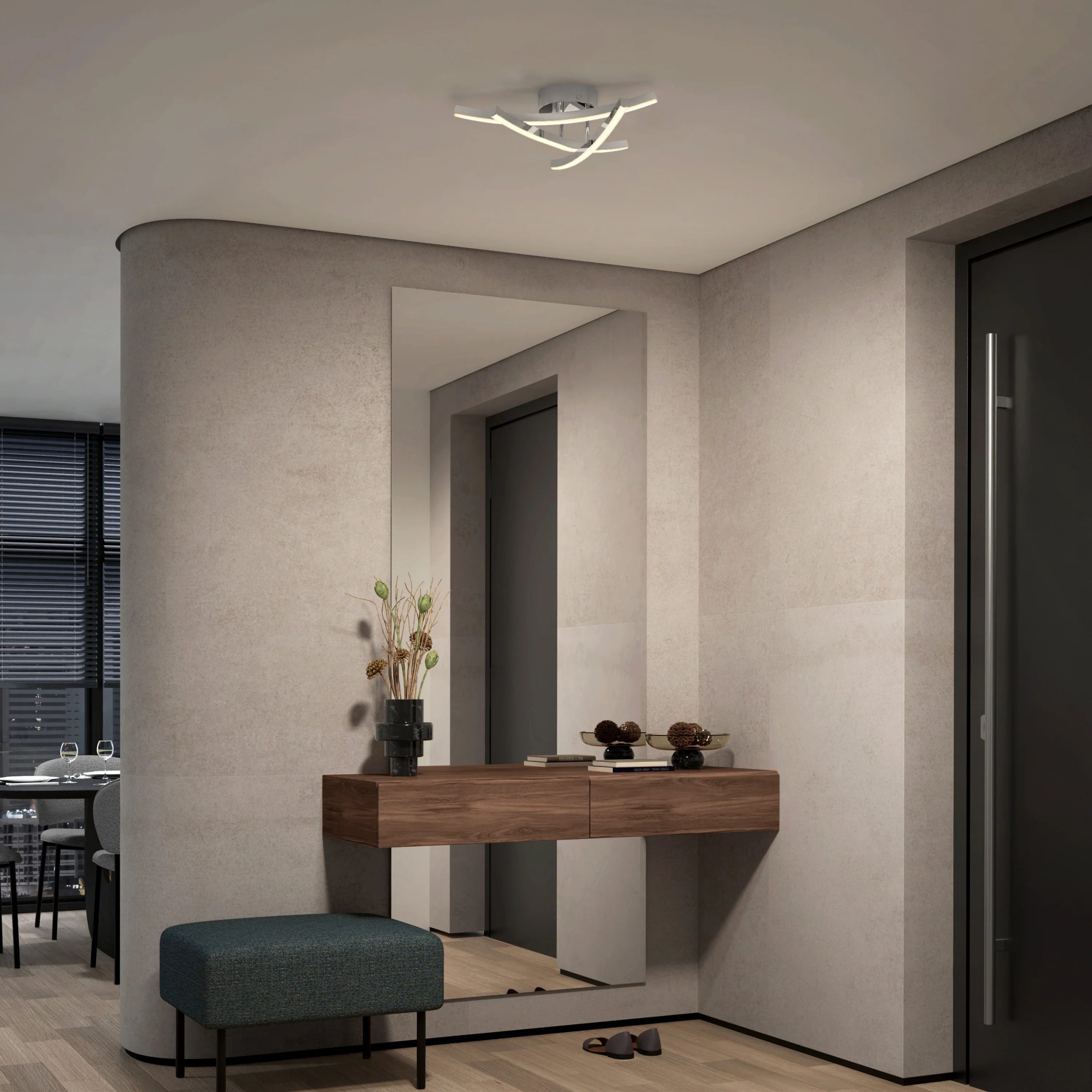 Artika Orly 18 in. (45 cm) Modern LED Flush Mount Ceiling Light 3 CCT - Image 10