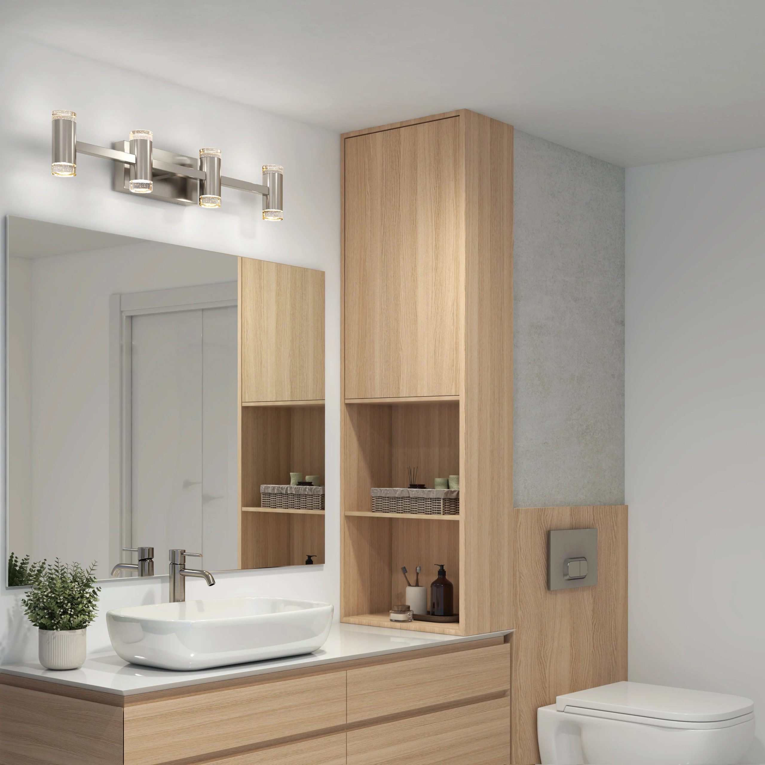 Artika Mist 27-in (67 cm) Integrated LED 5-CCT Vanity Light Bar for Bathroom - Image 28