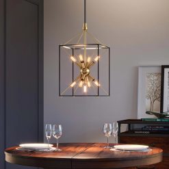 Alternative view of Artika Clyde 9-light LED pendant light