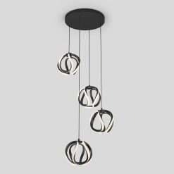 Alternative view of Artika Vivaldi modern LED 4-light pendant 5 CCT