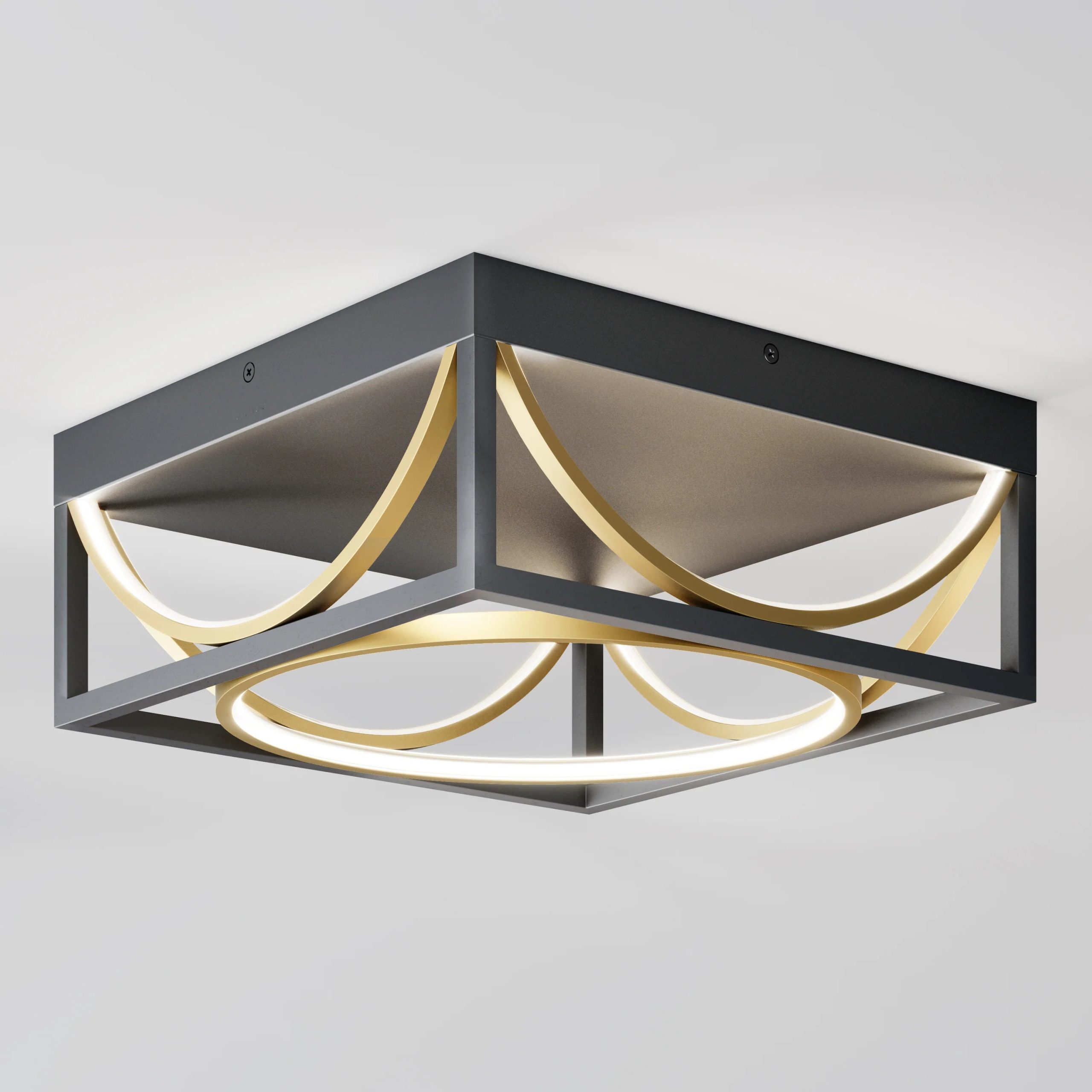 Artika Luxury 13 in. (33 cm) Modern LED Flush Mount Ceiling Light