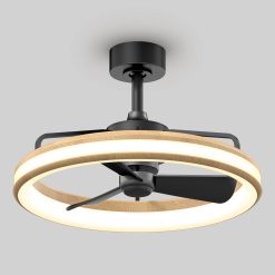 Artika Lugano 23 in. (59 cm) LED modern fandelier ceiling fan with light - includes remote