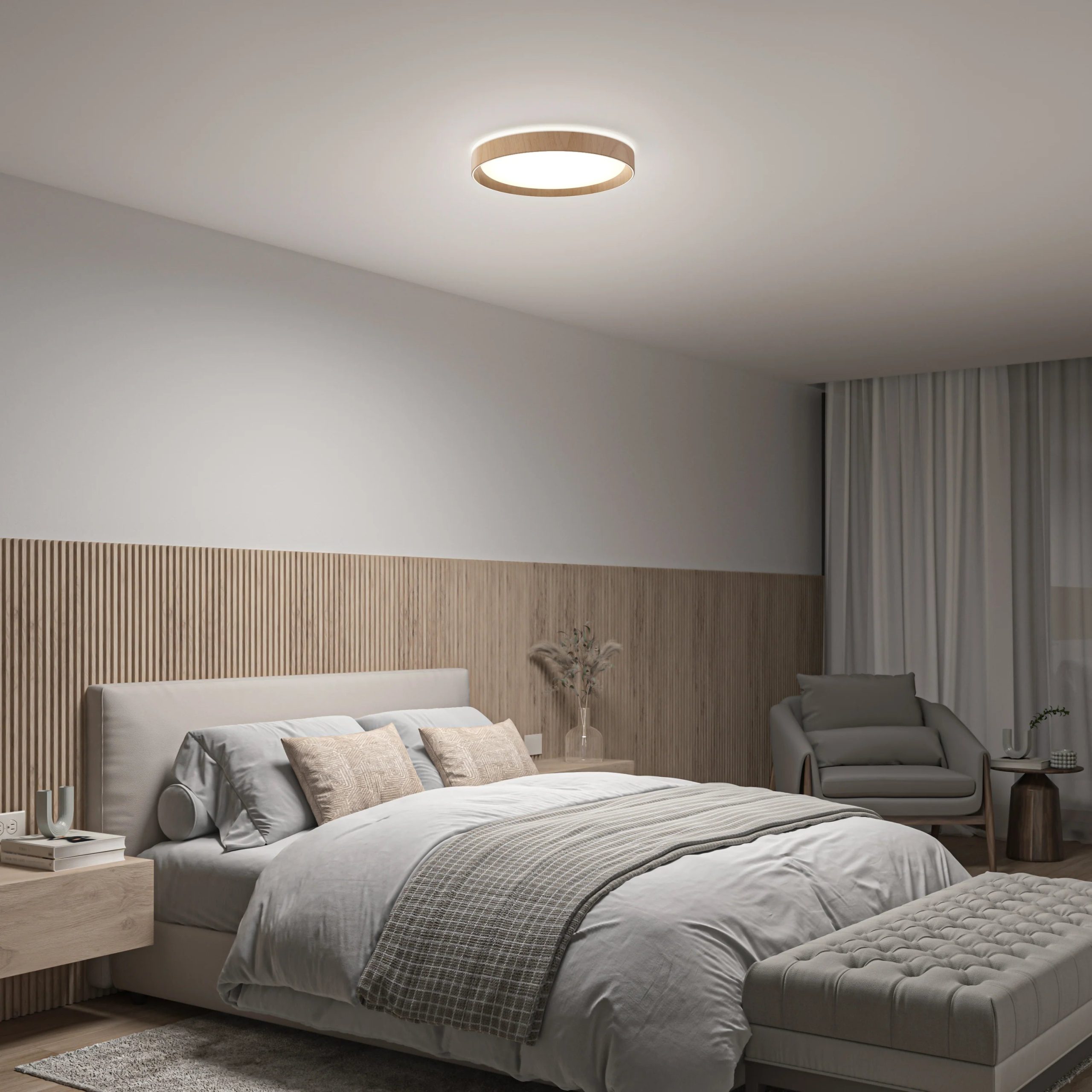 Artika Callisto 15 in. (38 cm) Modern LED Flush Mount Ceiling Light 5 CCT - Image 12