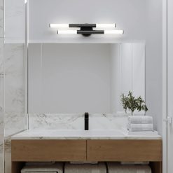 Alternative view of Artika Boro 27-in (69 cm) 2-Light Modern LED 5 CCT Vanity Light for Bathroom