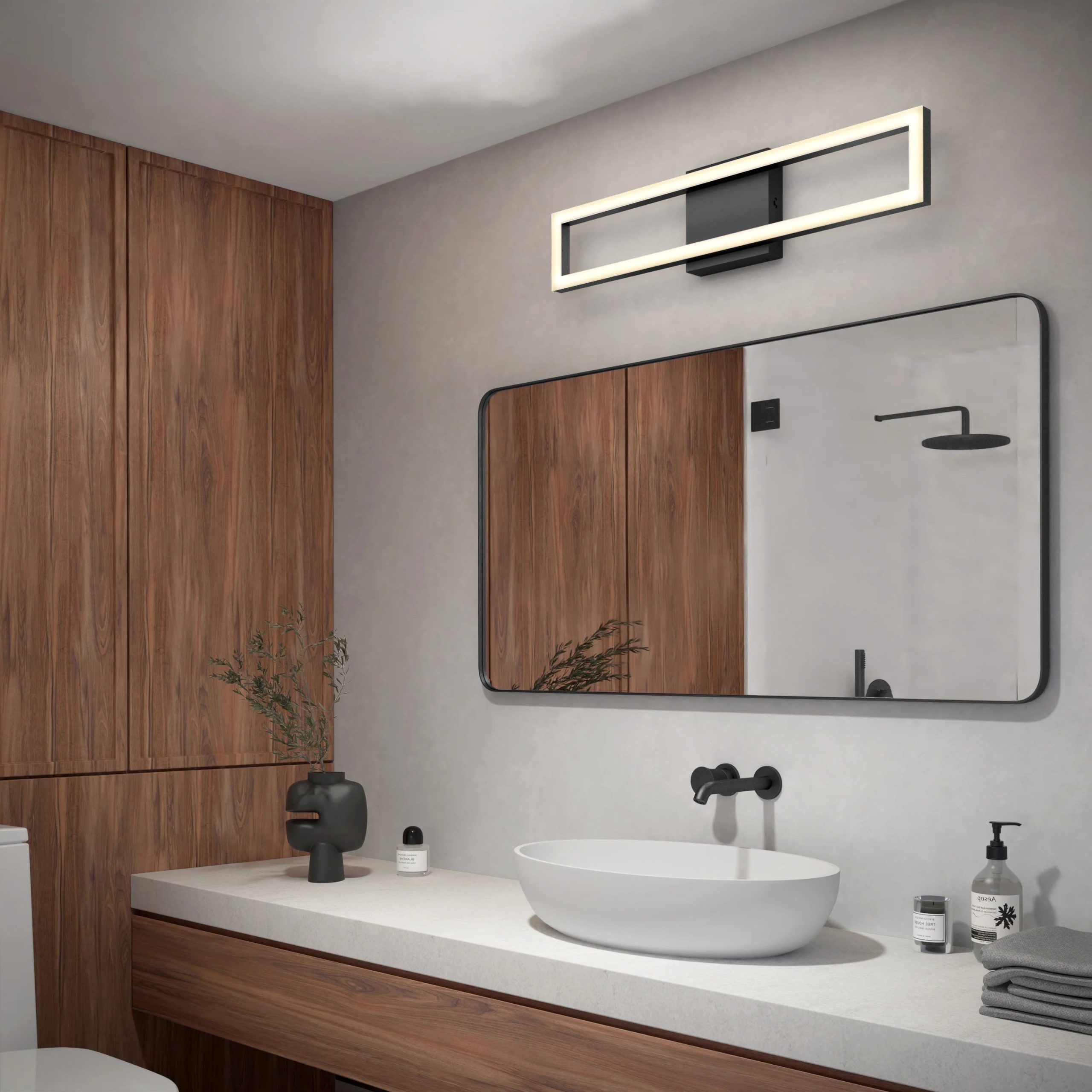 Artika Dover 27-in (69 cm) Integrated LED 5-CCT Vanity Light Bar for Bathroom - Image 29