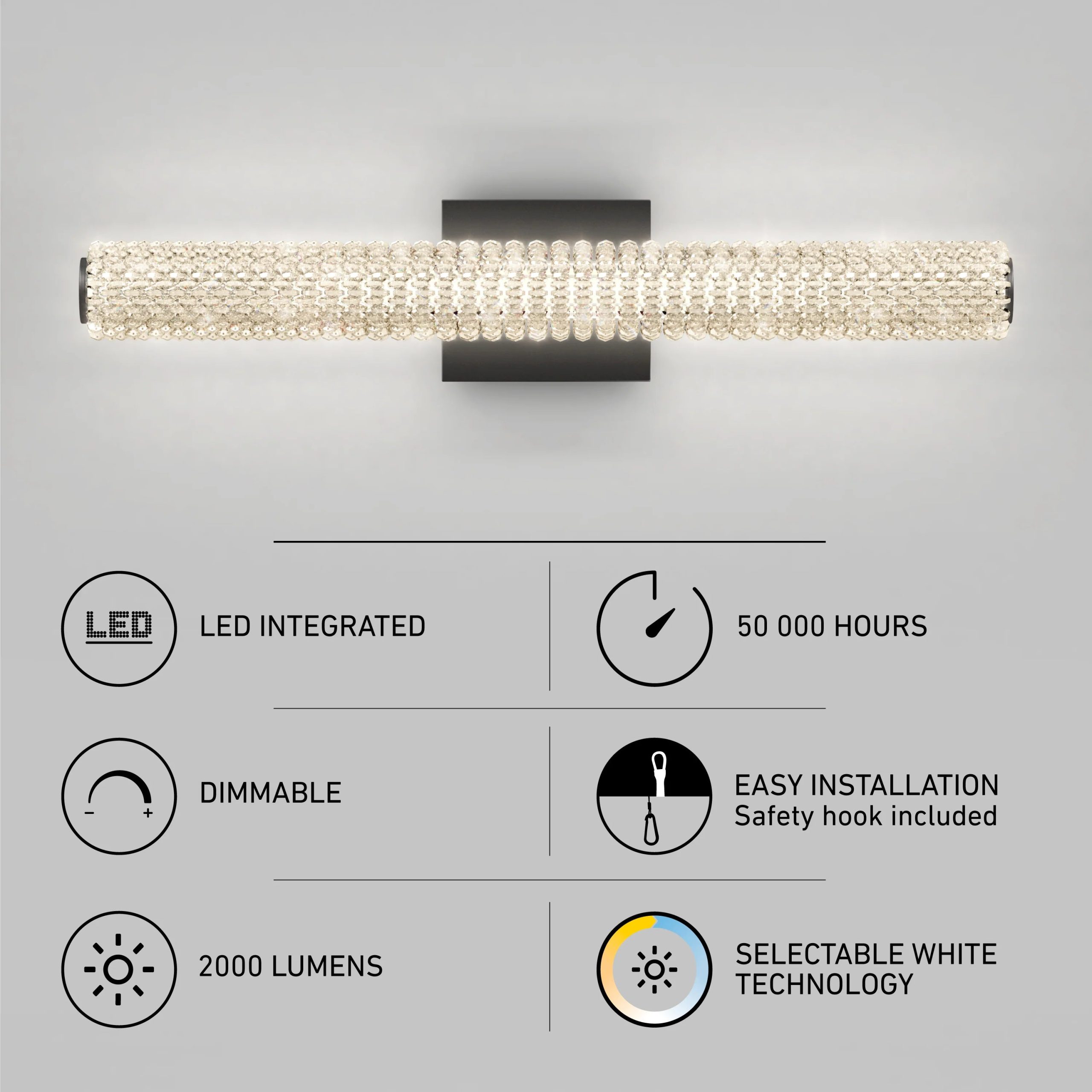 Artika Exalto 27-in (69 cm) Integrated LED Vanity Light Bar for Bathroom - Image 25