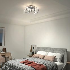 Alternative view of Artika Swirl Ribbon 20 in. (50 cm) Modern LED Flush Mount Ceiling Light