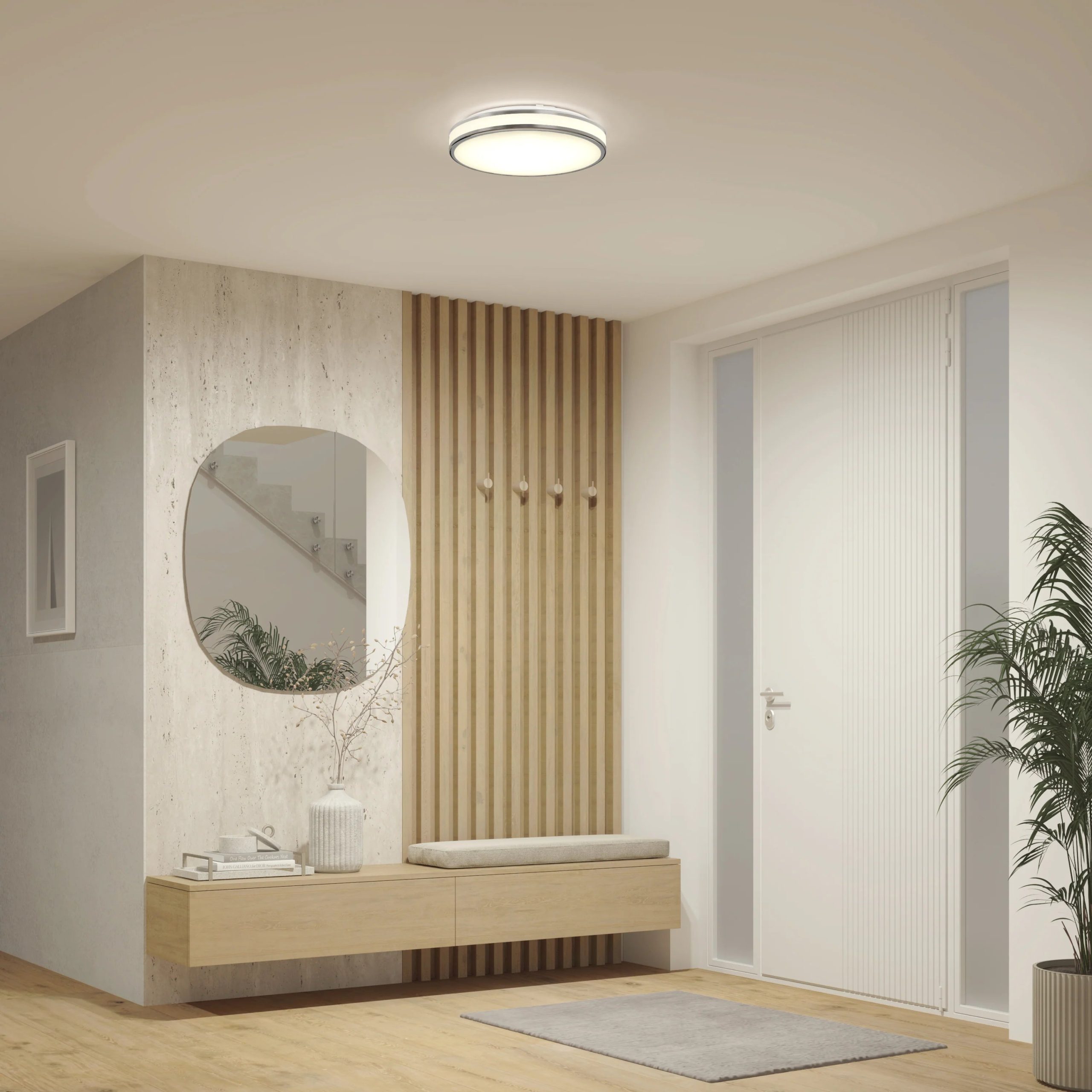 Artika Hemisphere 15 in. (38 cm) Modern LED Flush Mount Ceiling Light 5 CCT - Image 96