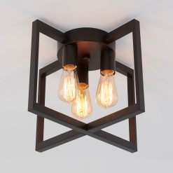 Artika Yale 3-light 15 in. (37 cm) Flush Mount Ceiling Light