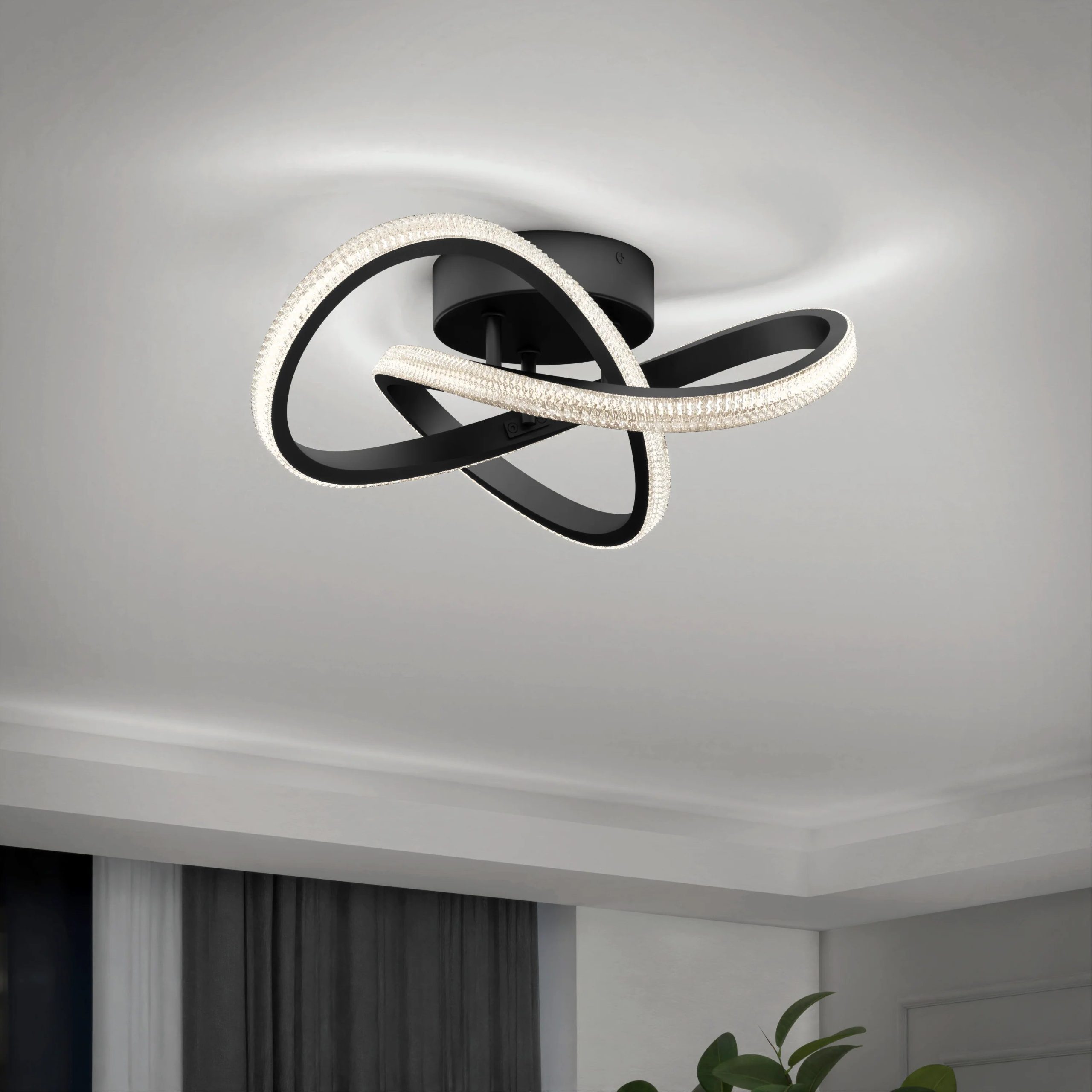 Artika Morgan 13 in. (32 cm) Modern LED Flush Mount Ceiling Light 5 CCT - Image 10