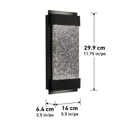 Alternative view of Artika Essence Glow Box indoor-outdoor LED wall light