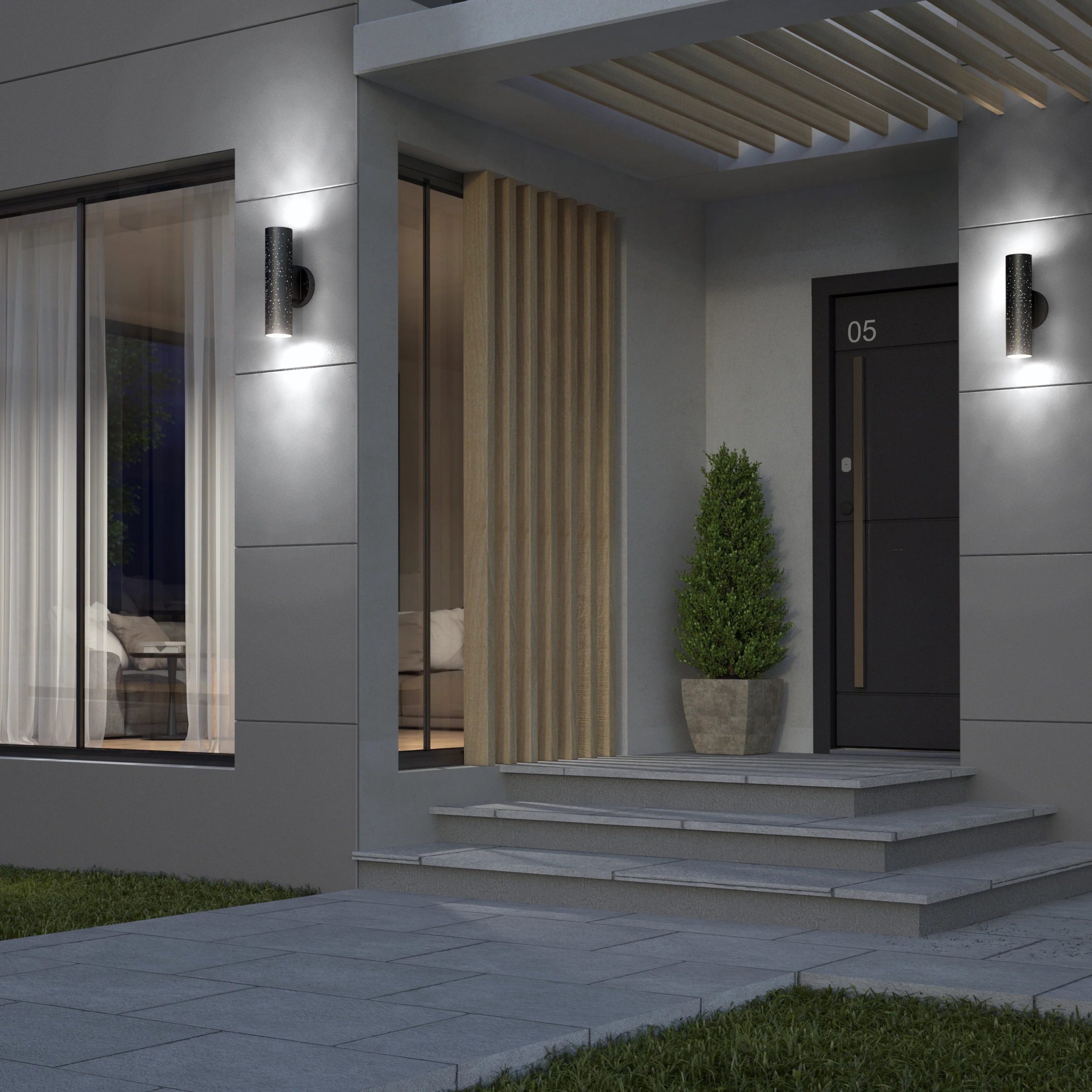 Artika Cosmic indoor-outdoor LED wall light 3 CCT - Image 8