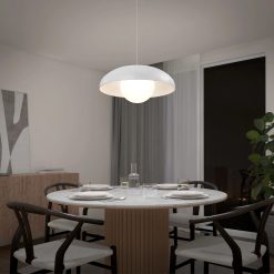 Alternative view of Artika Boden LED modern mid-century pendant light 3 CCT