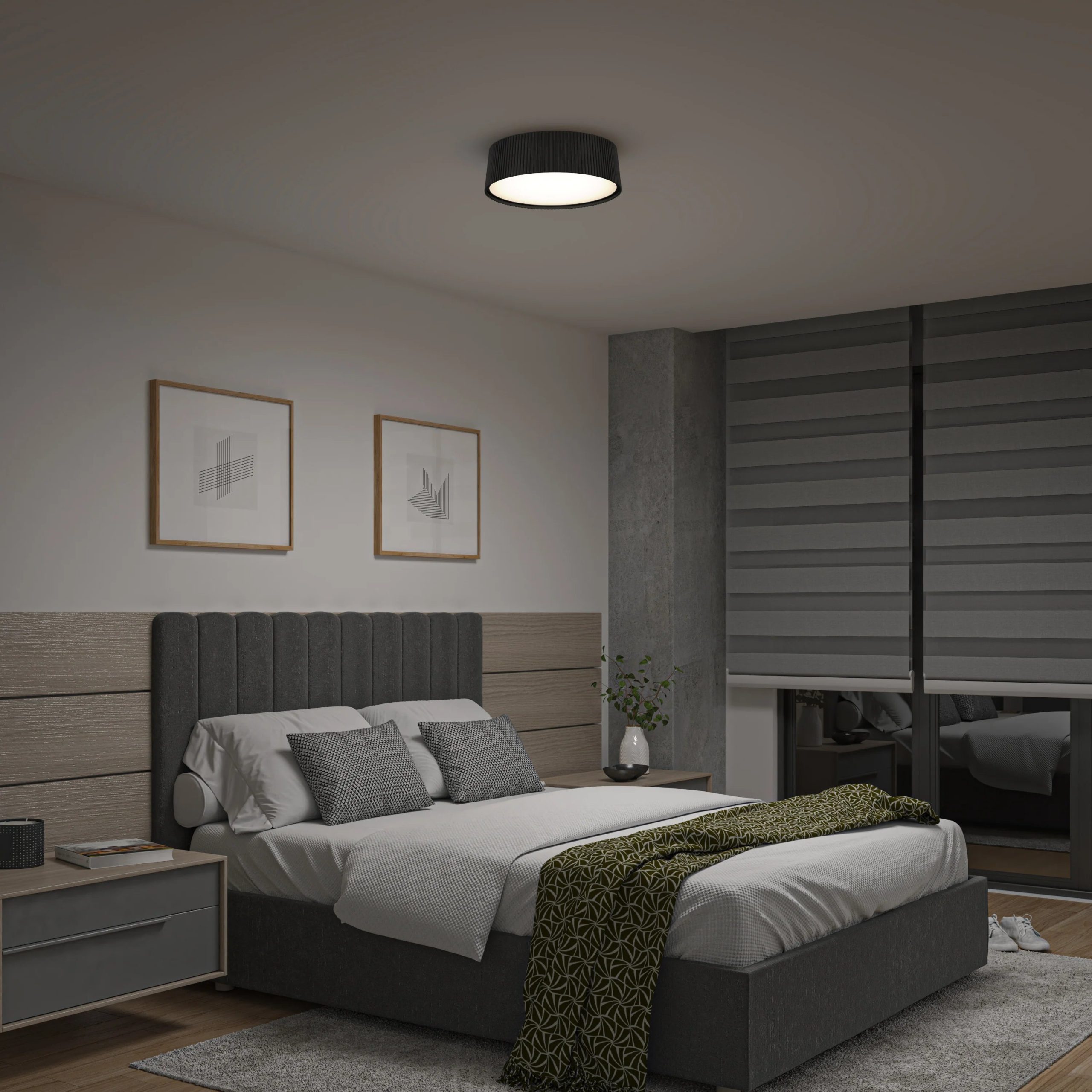 Artika Groove 13 in. (33 cm) Modern LED Flush Mount Ceiling Light 5 CCT - Image 3