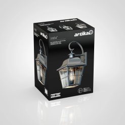 Alternative view of Artika Jatoba outdoor lantern wall light