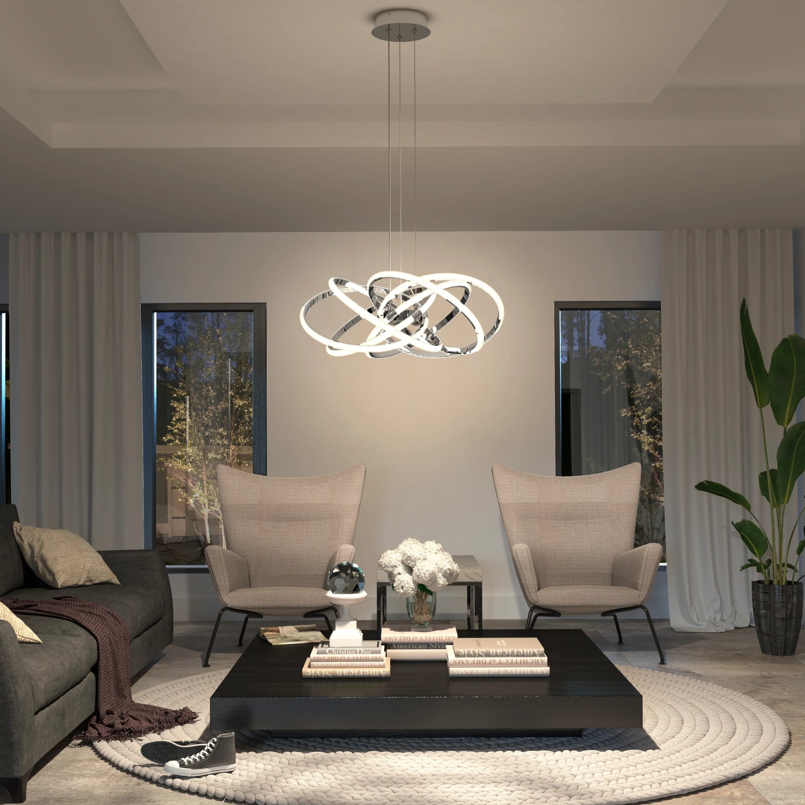 Artika Maelstrom modern LED pendant light 5 CCT - Image 10