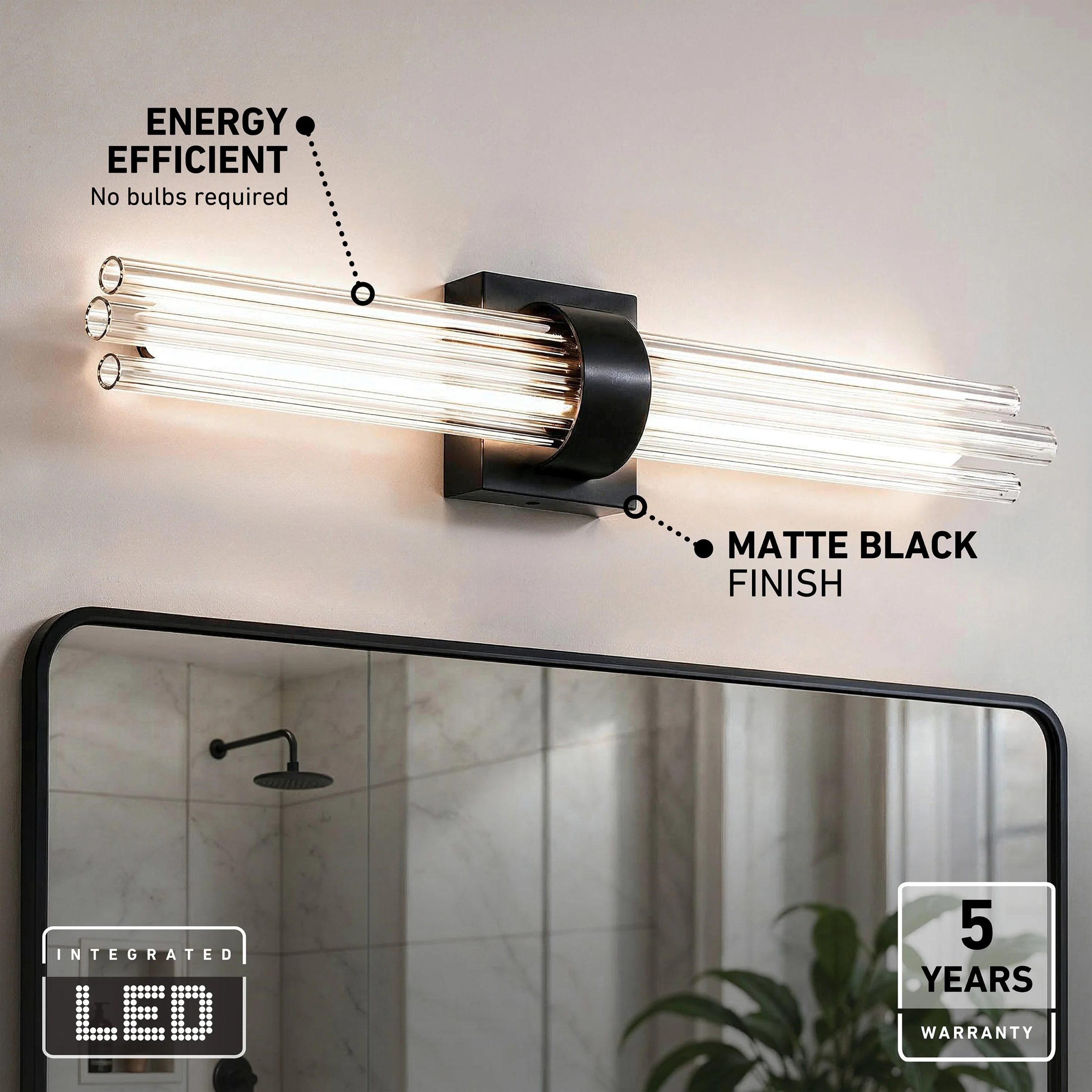 Artika Dorado 27 in. (69 cm) 1-Light LED Wall Vanity 5CCT - Image 14